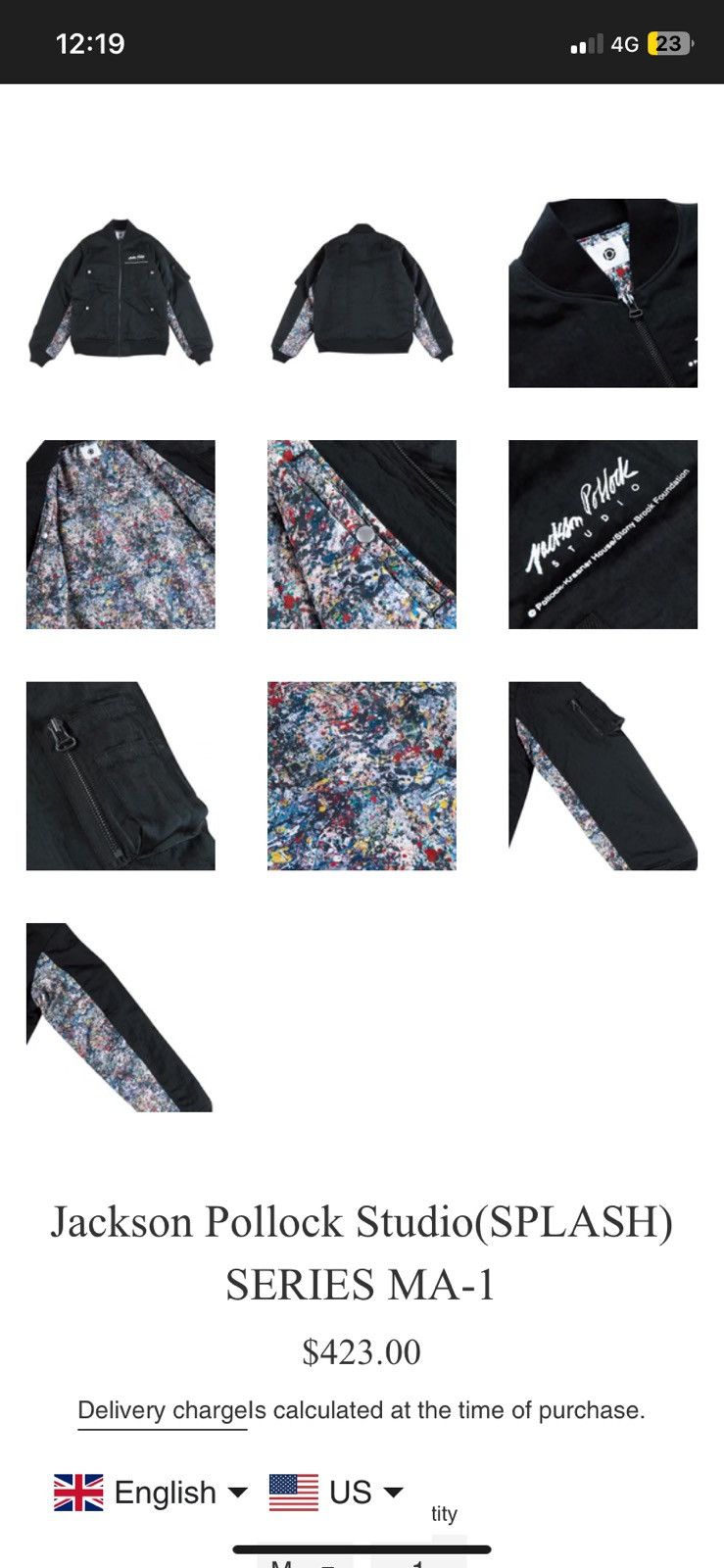 Japanese Brand Jackson Pollock Studio x Medicom Adam Et Rope Size US L / EU 52-54 / 3 - 11 Thumbnail