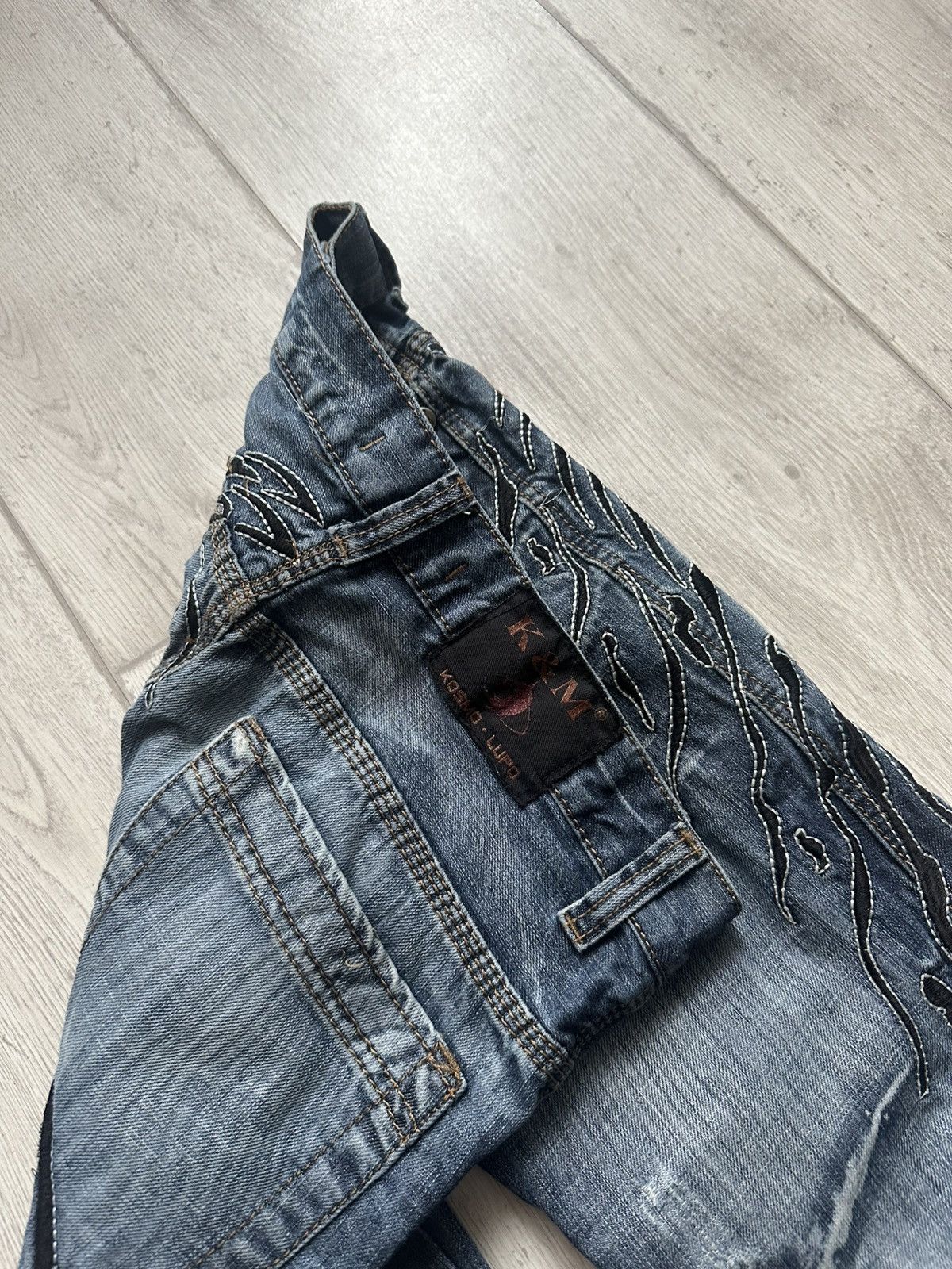 Japanese Brand Vintage Streetwear Denim Jeans Y2K Avant Garde Size US 30 / EU 46 - 5 Thumbnail