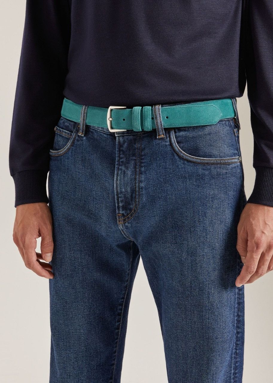 Loro Piana o1srvl11e0624 Size: OS FAA1544 Alsavel Belt in Blue Size ONE SIZE - 2 Thumbnail