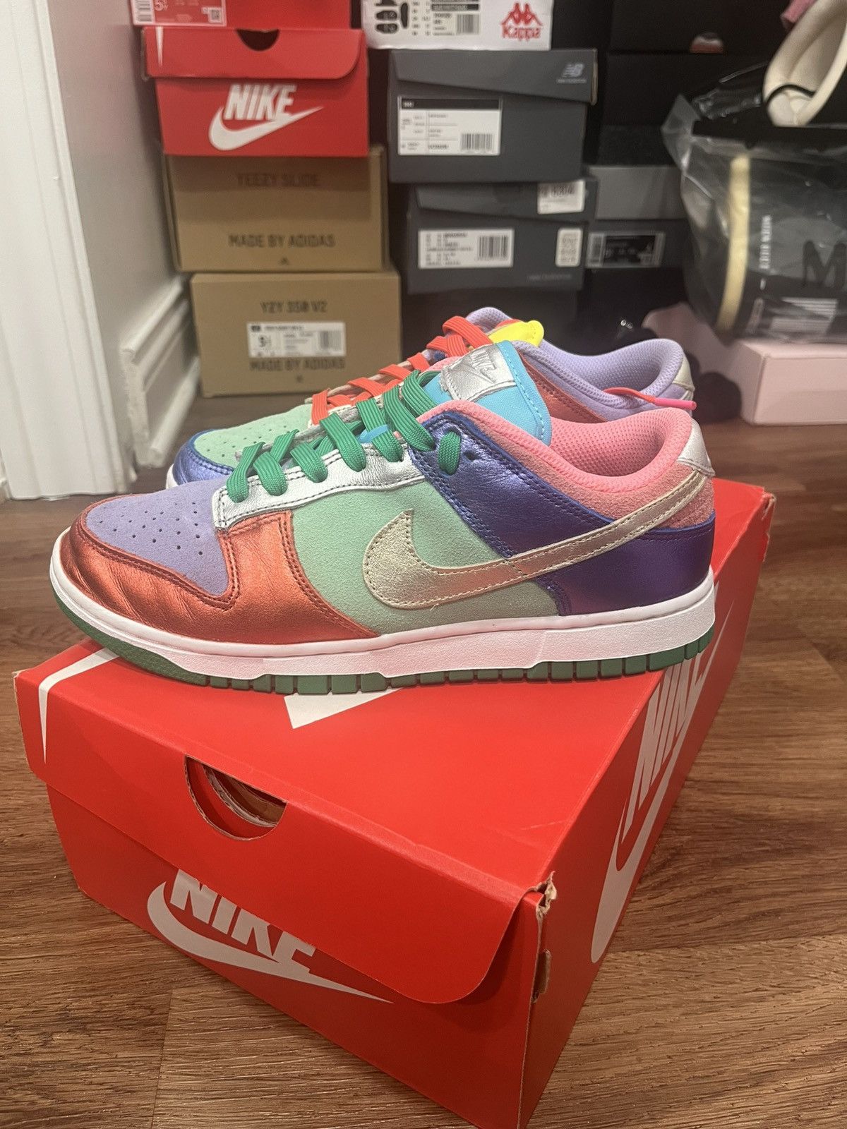 Nike Wmns Dunk Low “Sunset Pulse” size 8 Size US 8 / IT 38 - 2 Thumbnail