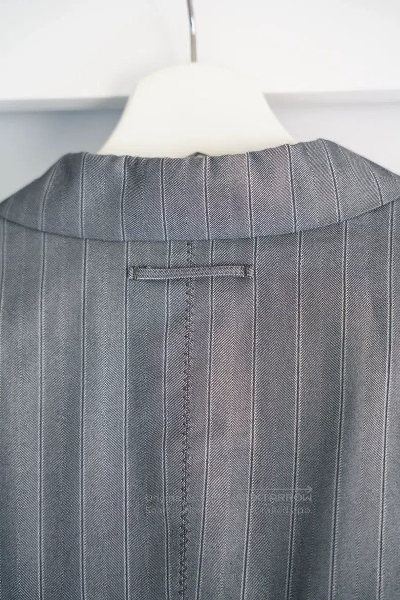 Jean Paul Gaultier Jean Paul Gaultier Striped Gray Stripe Fabric Suit Size US M / EU 48-50 / 2 - 6 Thumbnail