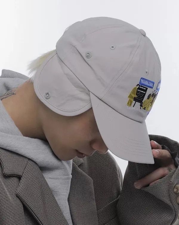 Japanese Brand Aikawa x Koga Fashion y2k embroidered ball cap trapper hat Size ONE SIZE - 7 Thumbnail