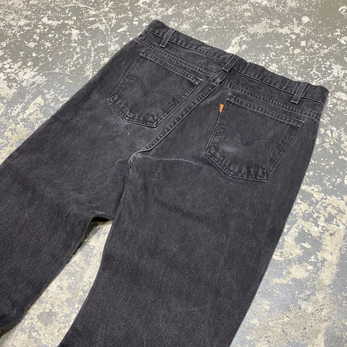 Levi's × Vintage Vintage Levi’s 505 Orange Tab Black Denim Jeans 90s Size US 35 - 9 Thumbnail