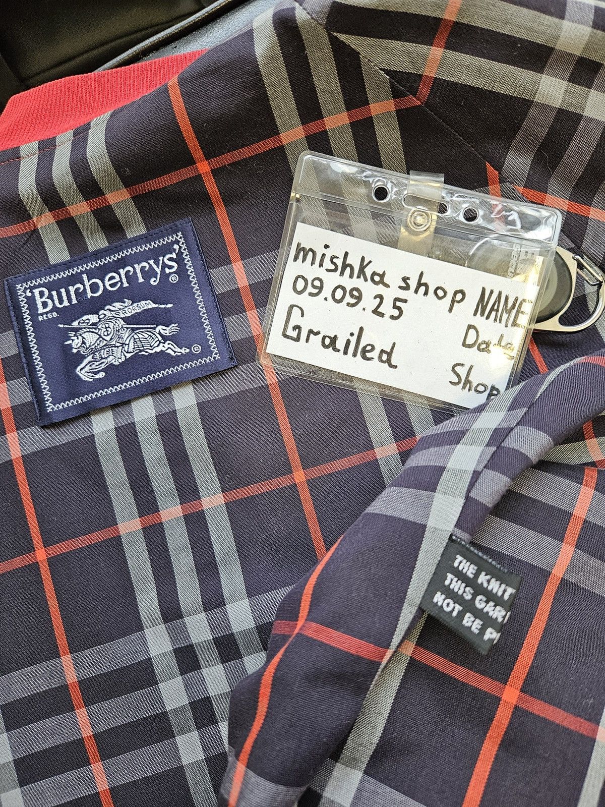 Burberry Bomber Burberrys’— Designer Burberry vintage Size US M / EU 48-50 / 2 - 12 Thumbnail
