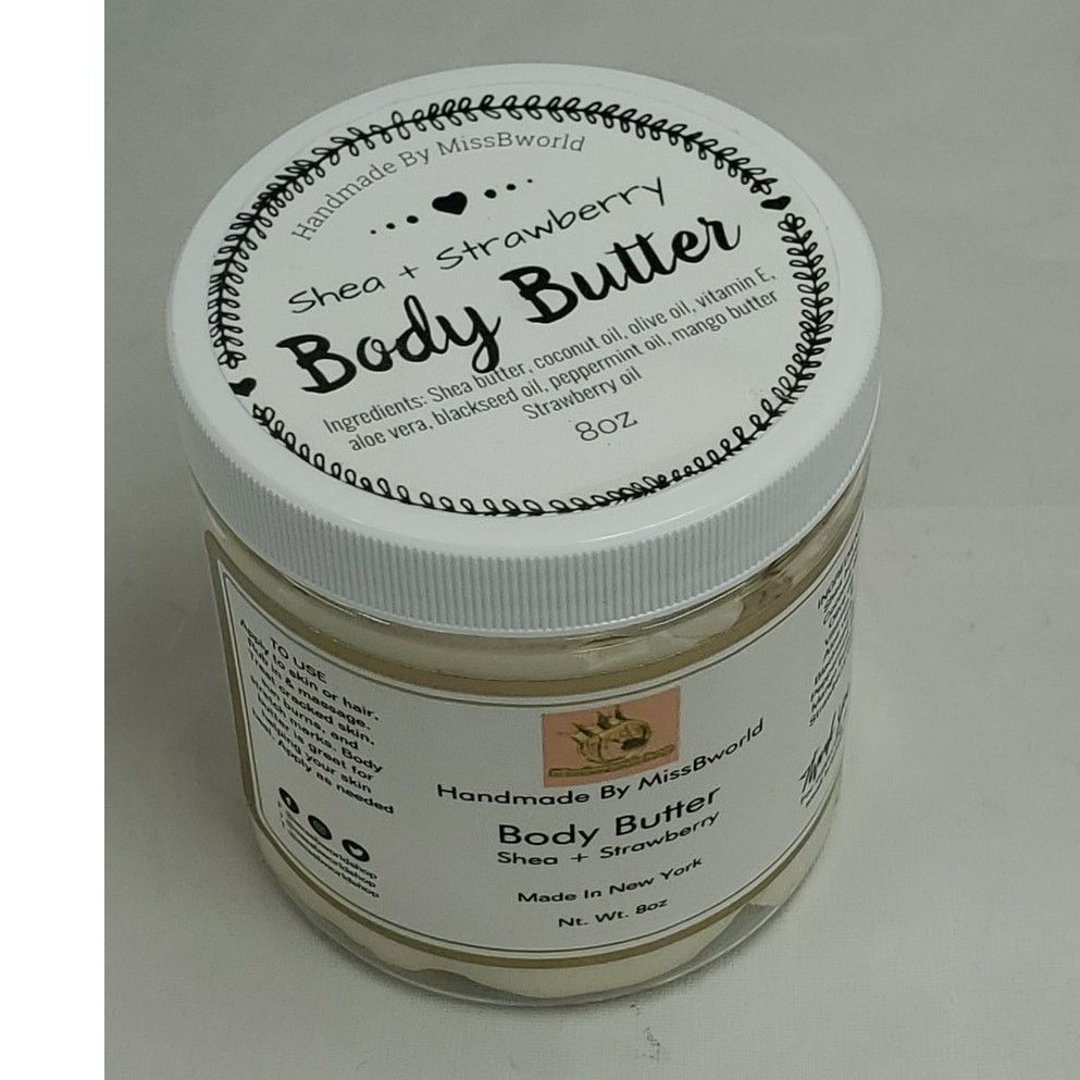 Other Shea Strawberry Body Butter Handmade Natural Moisturizer 8oz Size ONE SIZE - 2 Thumbnail