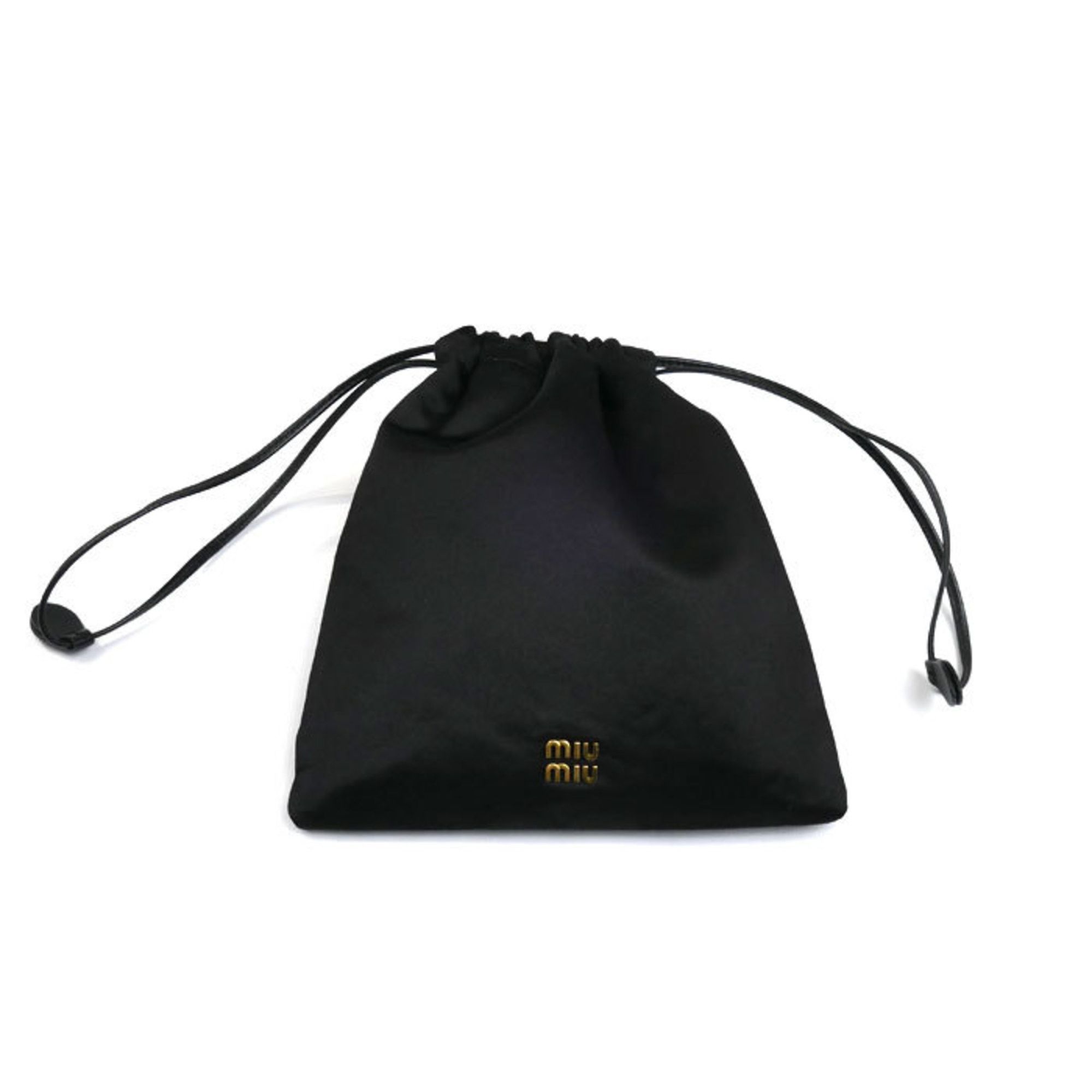 Miu Miu MIUMIU Duchess Pouch Black 5NG010 2CTB F0002 Women's Size ONE SIZE - 1 Thumbnail