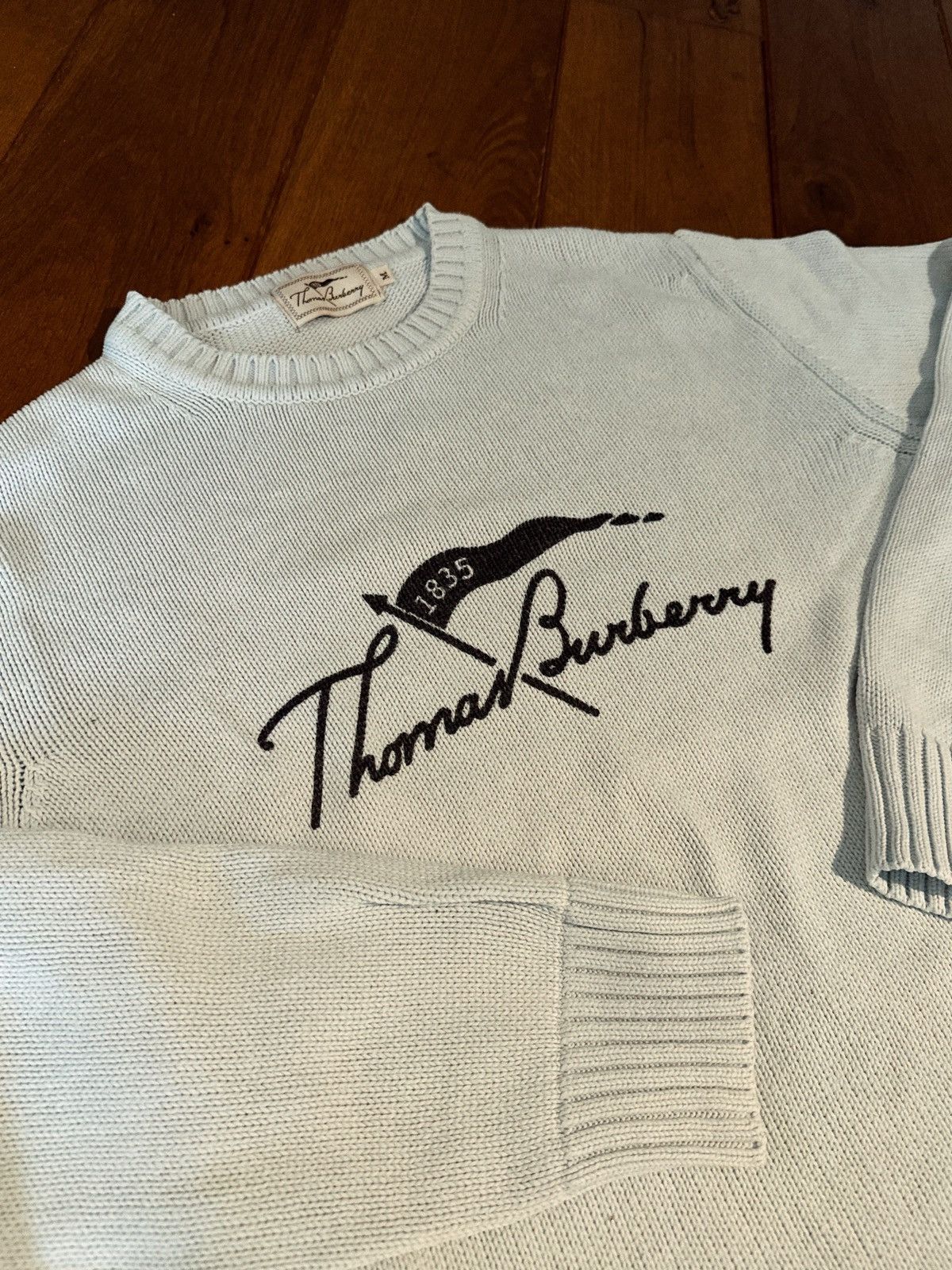 Burberry Vintage Burberry Knitted Sweater Size US M / EU 48-50 / 2 - 5 Thumbnail