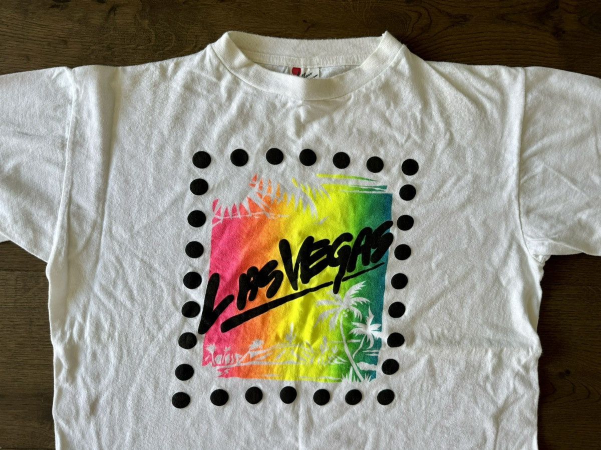 Vintage Las Vegas Vintage White T-Shirt Size US L / EU 52-54 / 3 - 2 Thumbnail