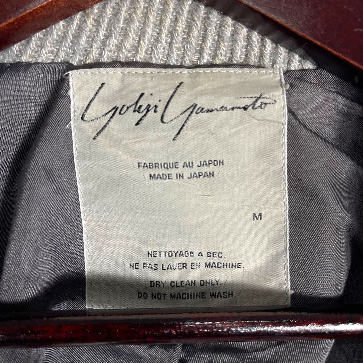 Yohji Yamamoto Vintage Yohji Yamamoto Y's Ribbed Blazer | Archival Japanese Size US M / EU 48-50 / 2 - 6 Thumbnail