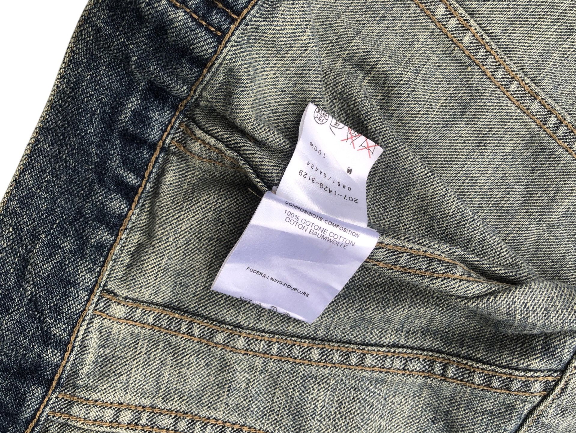 Gucci 💯Vintage GUCCI TOM FORD 00s Blue Cropped Denim Jacket Shirt Size S / US 4 / IT 40 - 14 Thumbnail