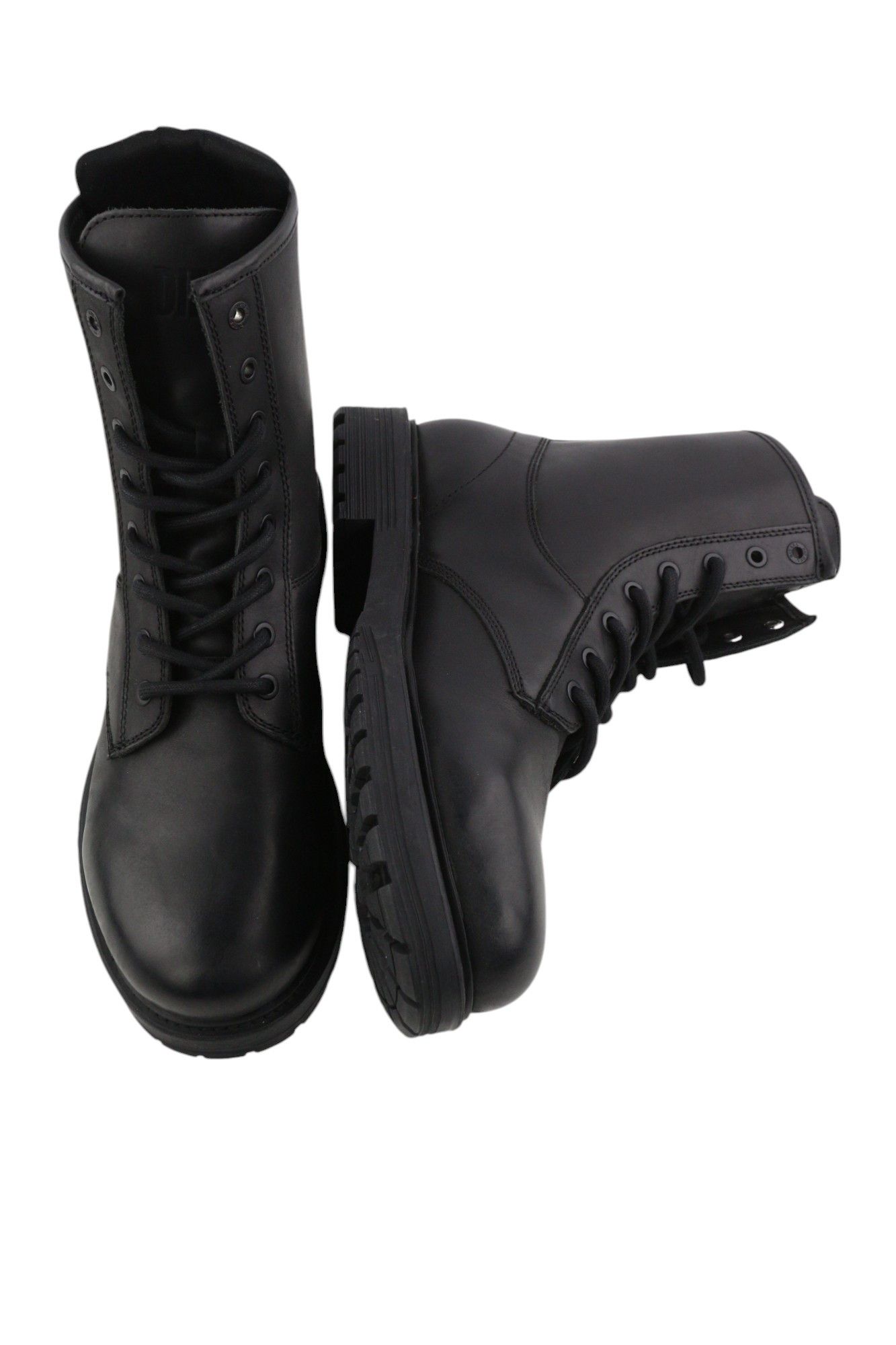 Diesel D-ALABHAMA CB EU45 Black Cow Leather 40602 Size US 12 / EU 45 - 6 Thumbnail
