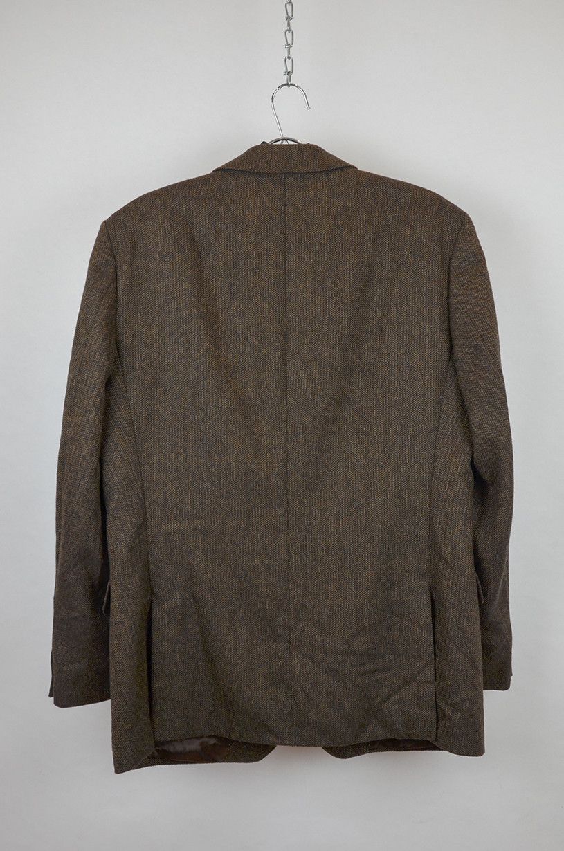 Burberry Burberry Brown Flannel Classic British Style Blazer 52 Size 52R - 2 Thumbnail