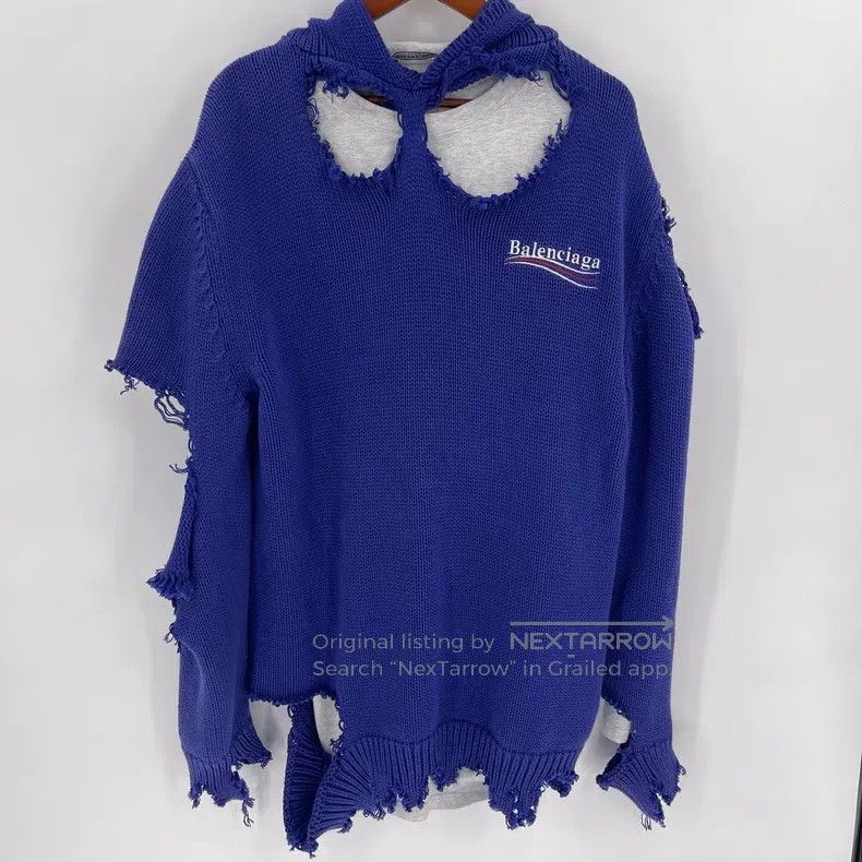 Balenciaga Balenciaga Destroyed Coca-Cola Embroidery Fake Two-Piece H Size US XS / EU 42 / 0 - 1 Thumbnail