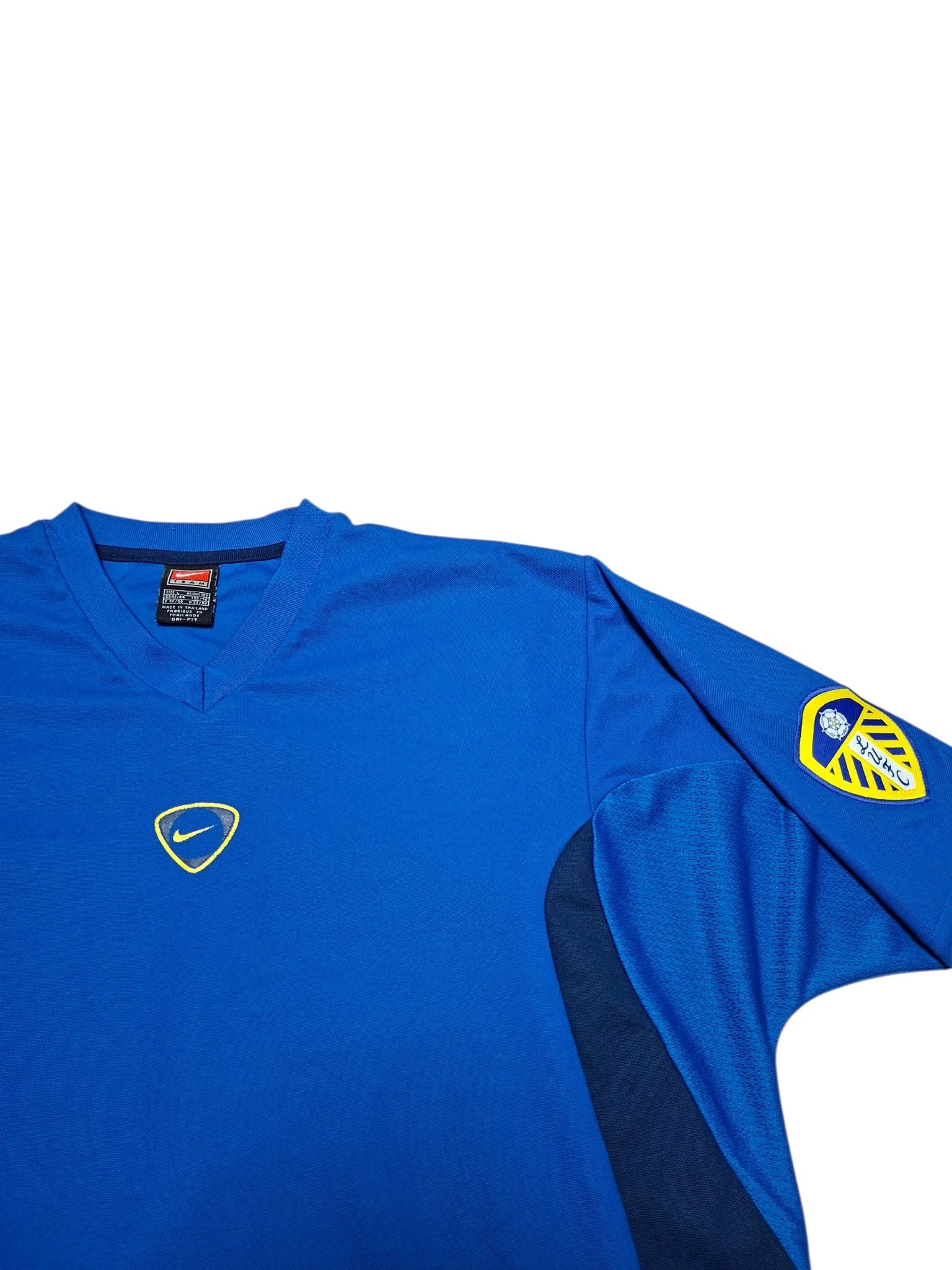 Nike LEEDS UNITED NIKE VINTAGE 2000 SOCCER TRAINING JERSEY TEE Size US L / EU 52-54 / 3 - 2 Thumbnail