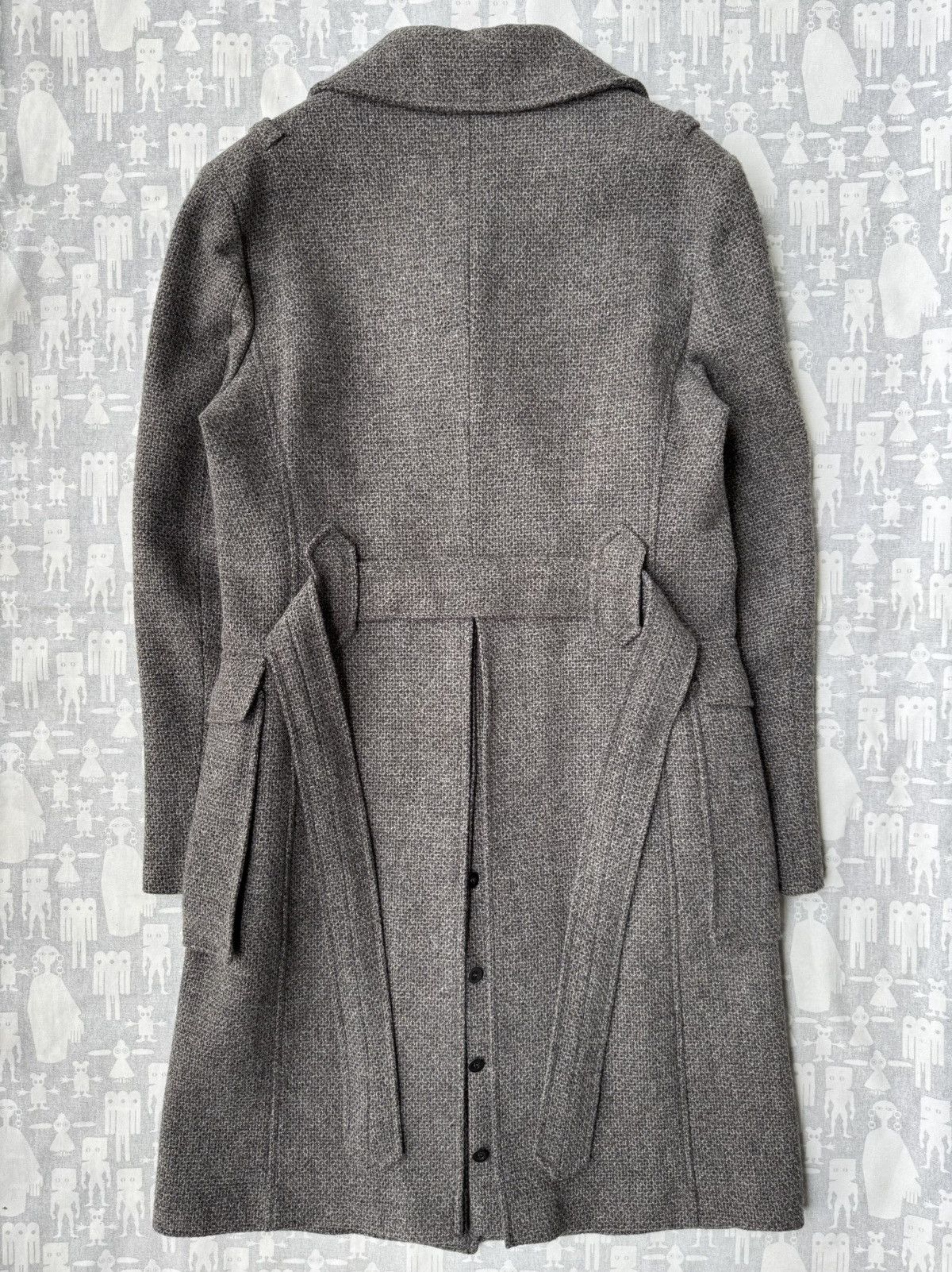 Balenciaga Balenciaga AW04 Double Breasted Belted Military Wool Coat Size US S / EU 44-46 / 1 - 10 Thumbnail