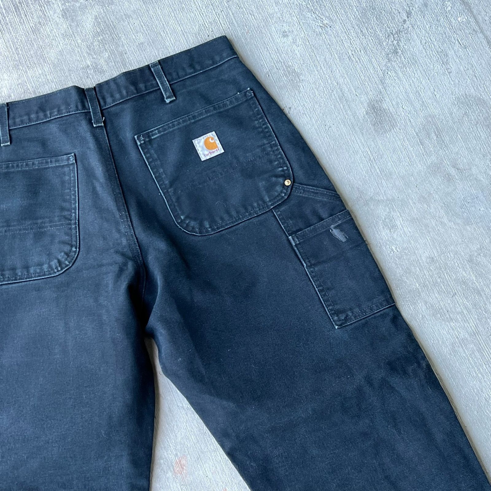 Carhartt × Vintage Carhartt black double knee work wear carpenter pants Size US 33 - 6 Thumbnail