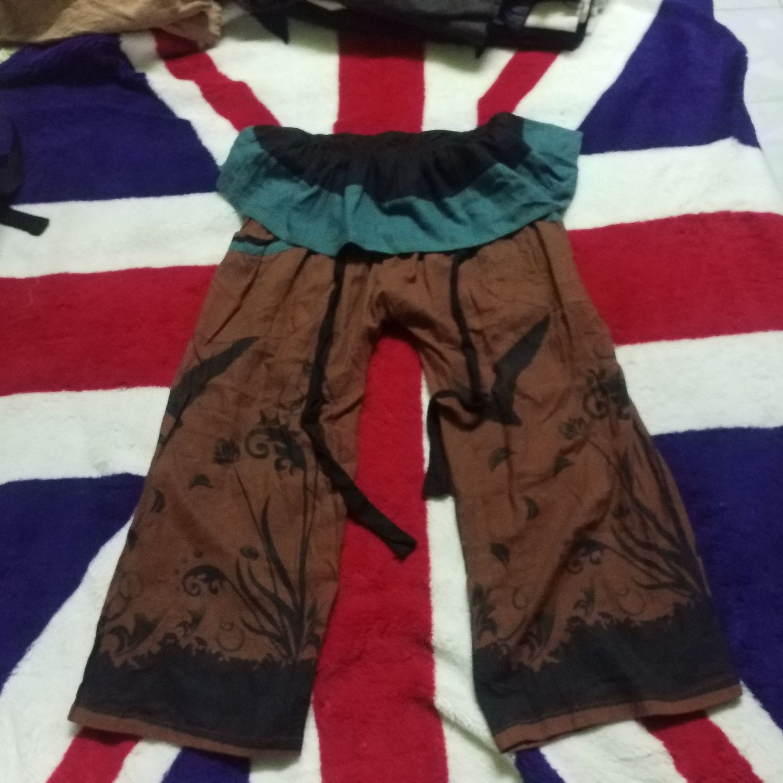 Japanese Brand streetwear pant beach pant nice Size 35" - 2 Thumbnail