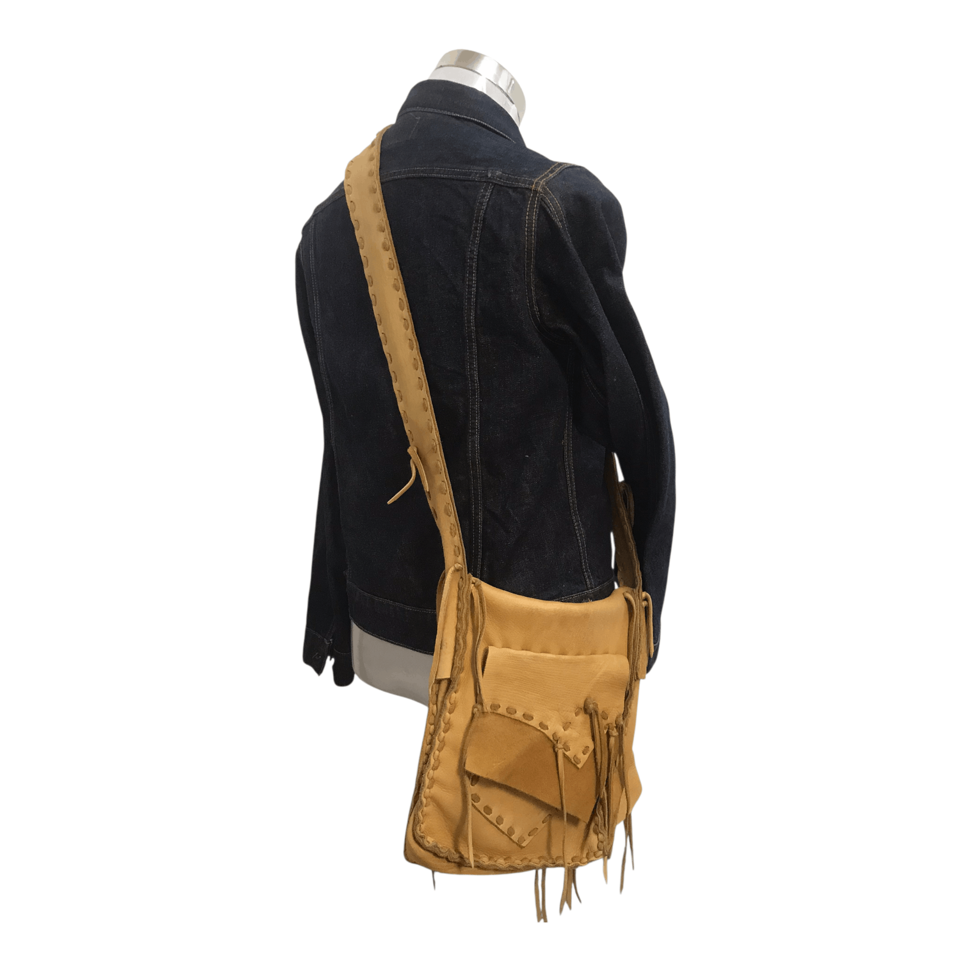 Cowboy Equipment Handmade Leather Like Cowboy Sling Bag Size ONE SIZE - 2 Thumbnail