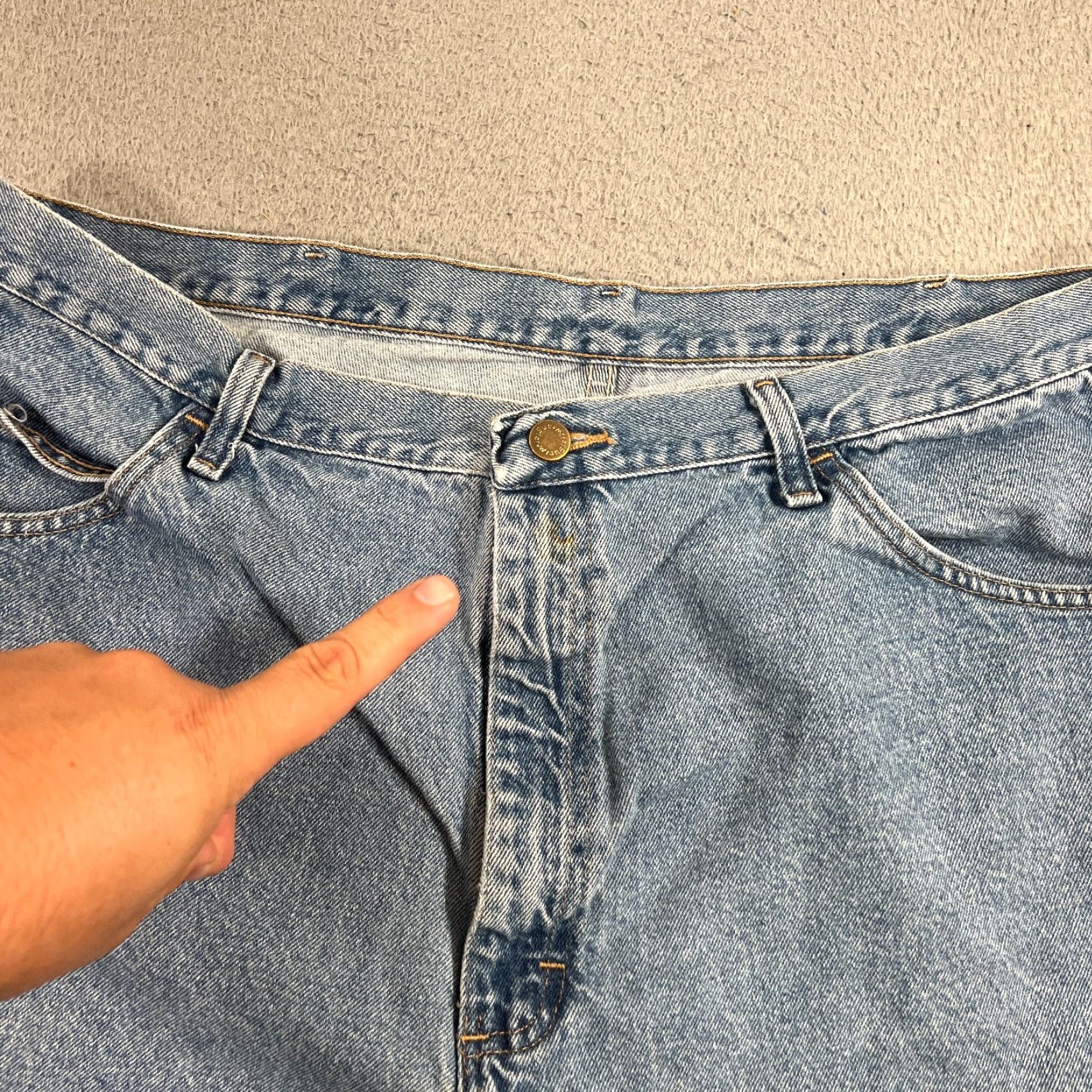 Wrangler Vintage Wrangler Men's Bermuda Shorts 40 Blue Denim Casual Summer Fall Spring Mens Size US 40 / EU 56 - 2 Thumbnail