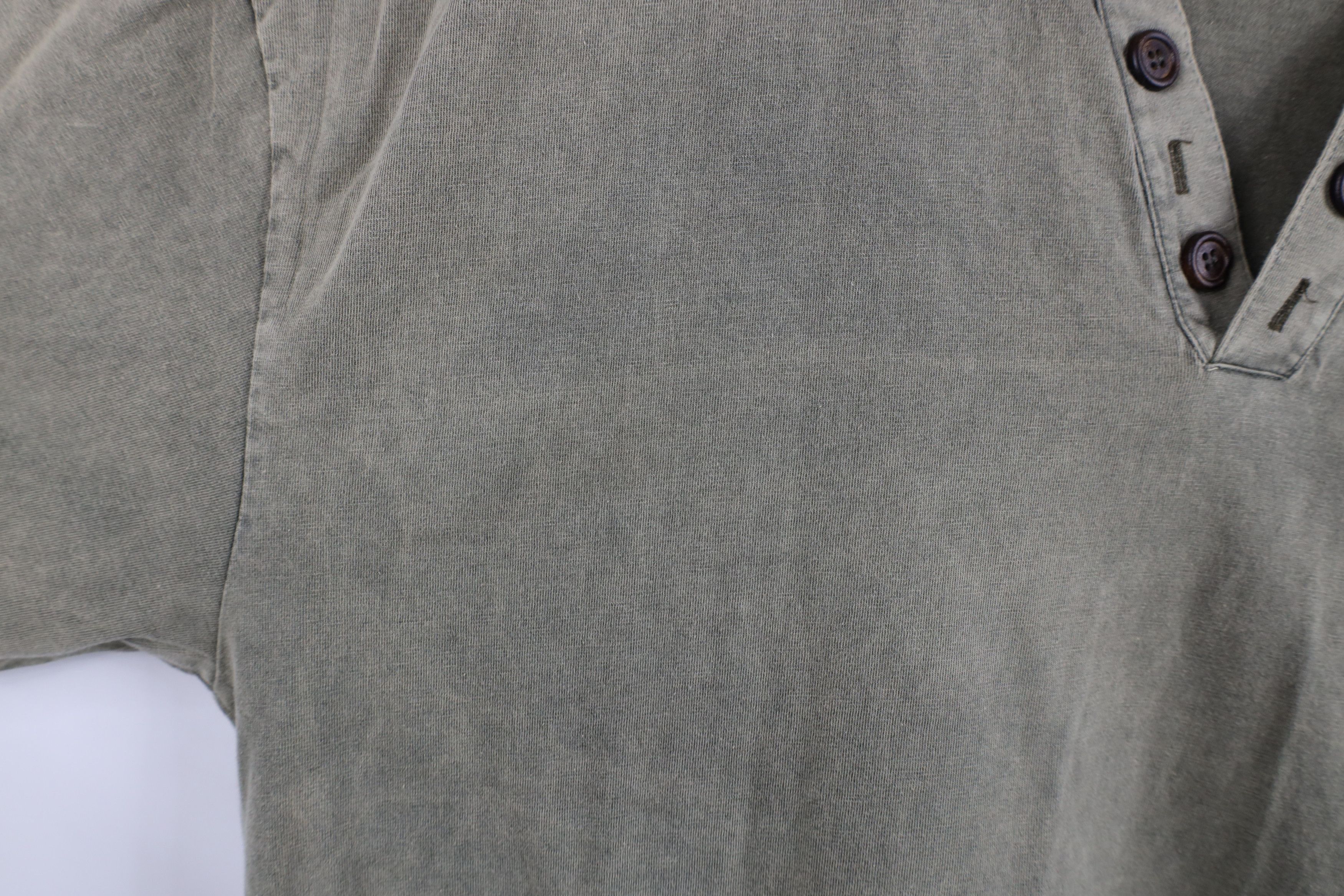 Vintage Vintage 90s Greece Spartan Helmet Henley T-Shirt Green Size US XXL / EU 58 / 5 - 9 Thumbnail