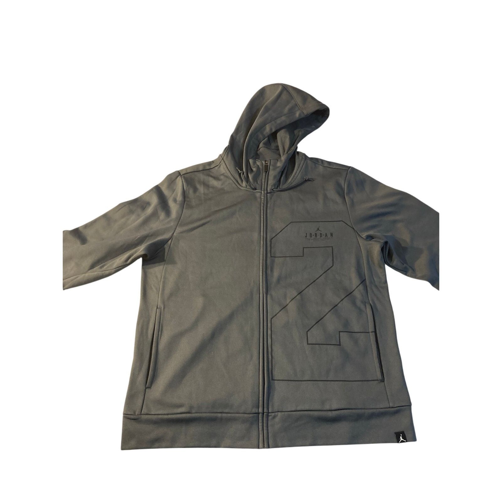 Jordan Brand Jordan 23 Therma Lite Full zip Hoodie Grey Sz L 831381-021 Size US L / EU 52-54 / 3 - 1 Thumbnail
