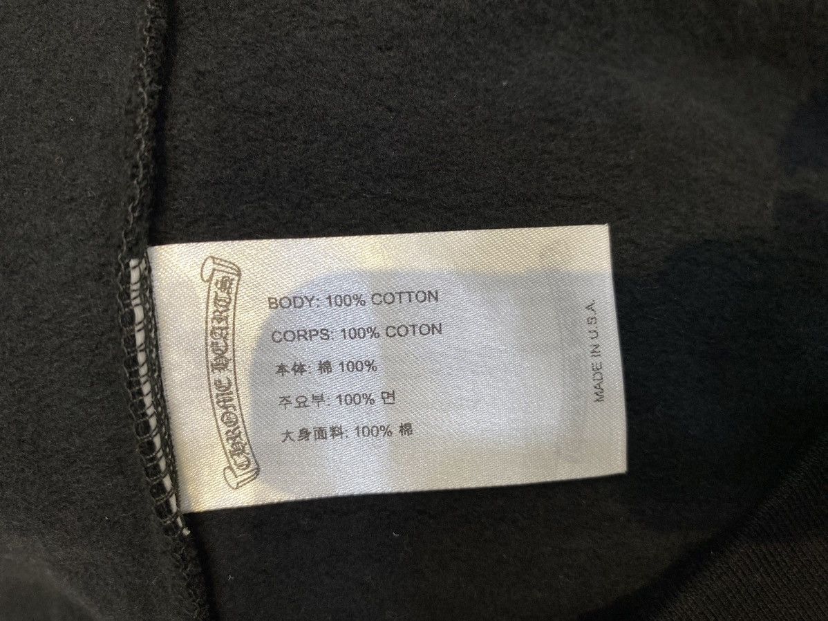 Chrome Hearts CHROME HEARTS Vertical Logo Glitter Zip Hoodie black Size US M / EU 48-50 / 2 - 8 Thumbnail