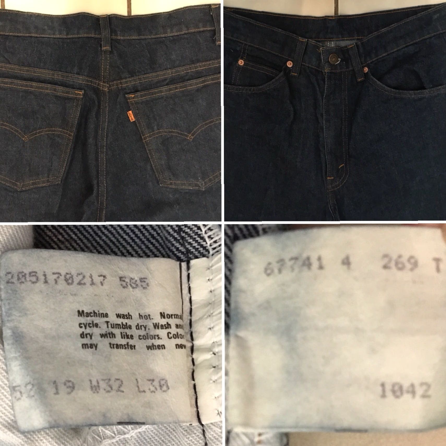 Vintage Vintage Levi’s 517 Orange Tab Jeans 585 Stamp High Waist 32 30 Measure 32 30.5 Denim Blue Regular 32 Inseam 30 Zipper Fly N/A Size US 32 / EU 48 - 4 Thumbnail