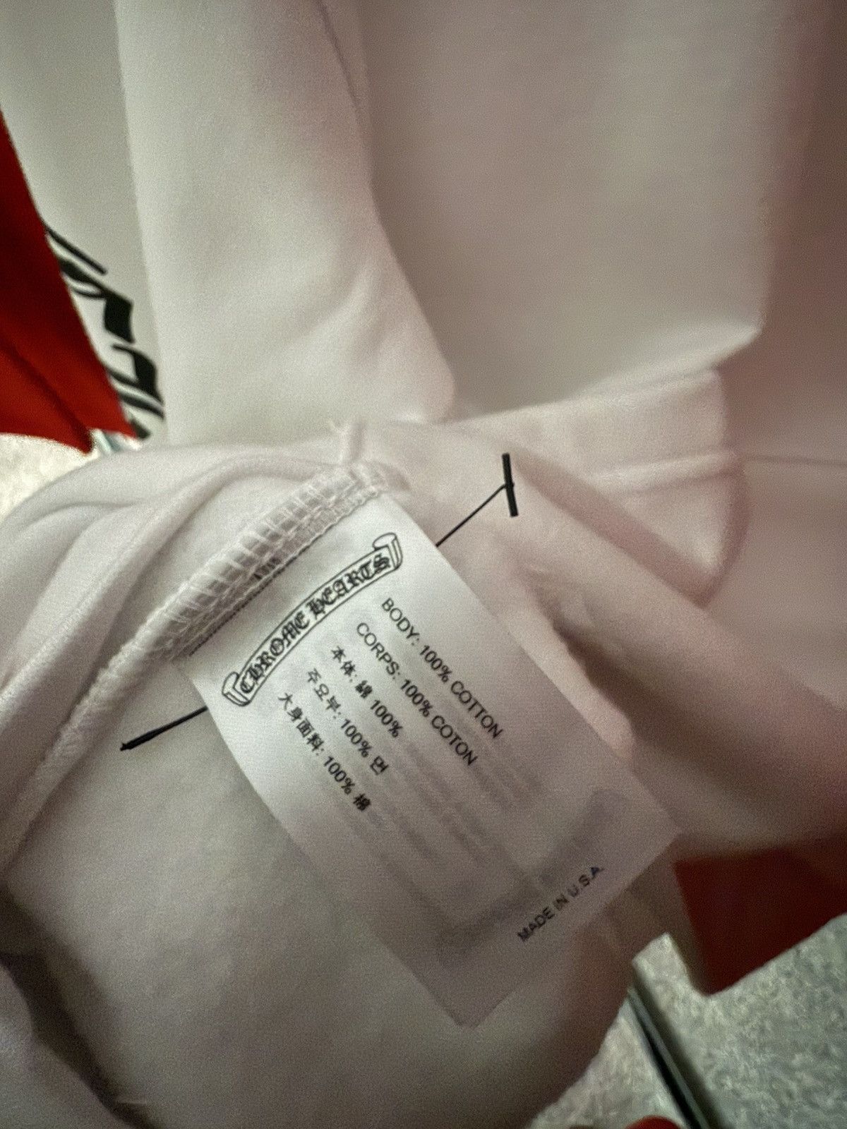 Chrome Hearts Chrome Hearts White Vertical Logo Hoodie Size US M / EU 48-50 / 2 - 3 Thumbnail