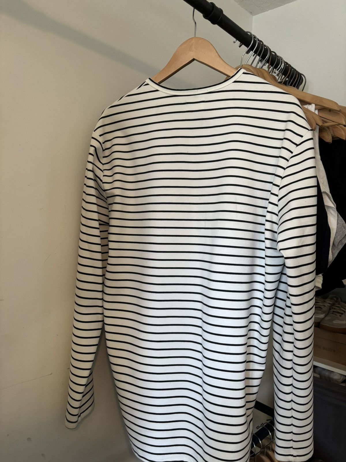 Richie Le Collection White Longsleeve Stripped Shirt Size US XL / EU 56 / 4 - 4 Thumbnail