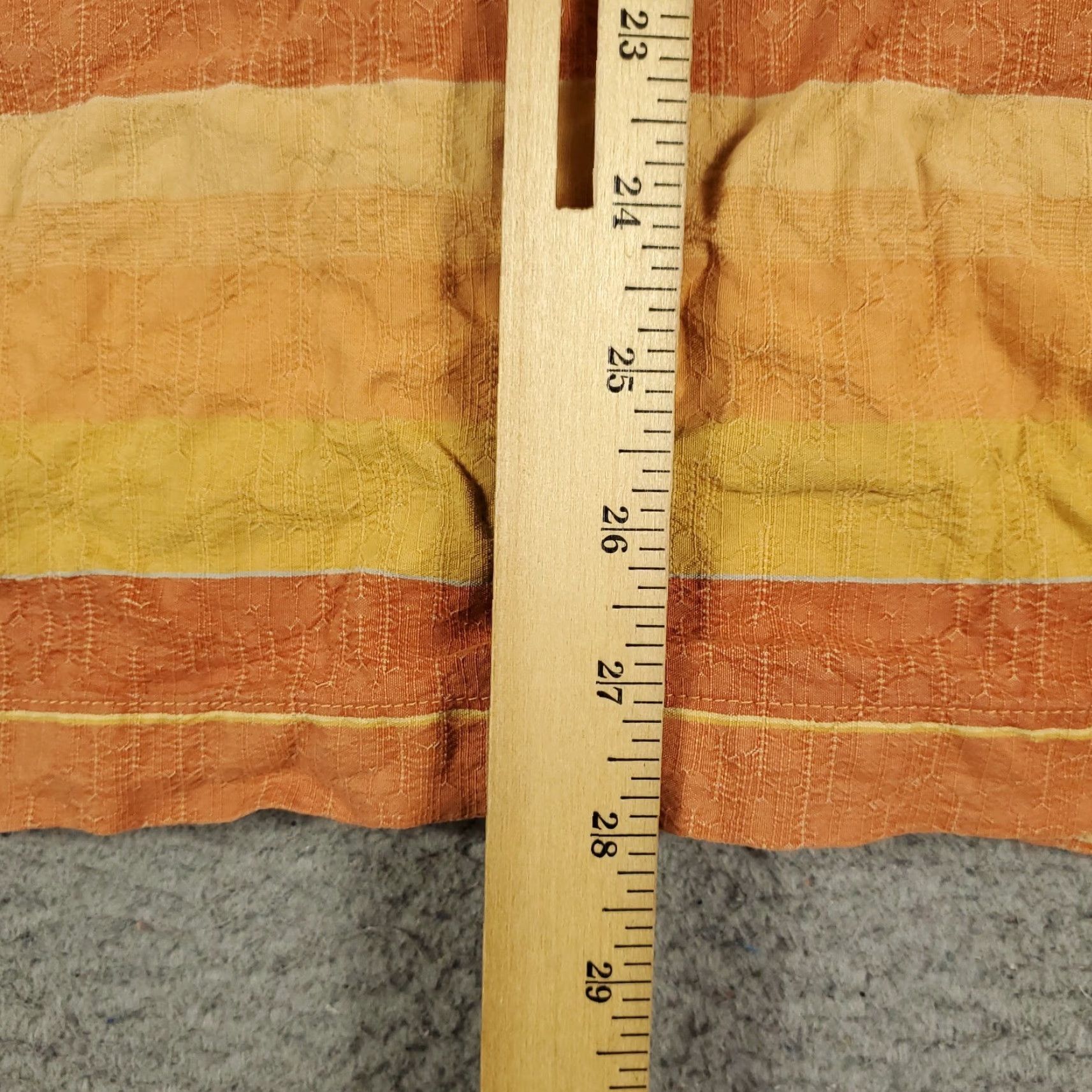 Tommy Bahama VINTAGE? No — Tommy Bahama Shirt Mens Large Orange Striped Hawaiian Button-Up Short Sleeve Size US L / EU 52-54 / 3 - 4 Thumbnail