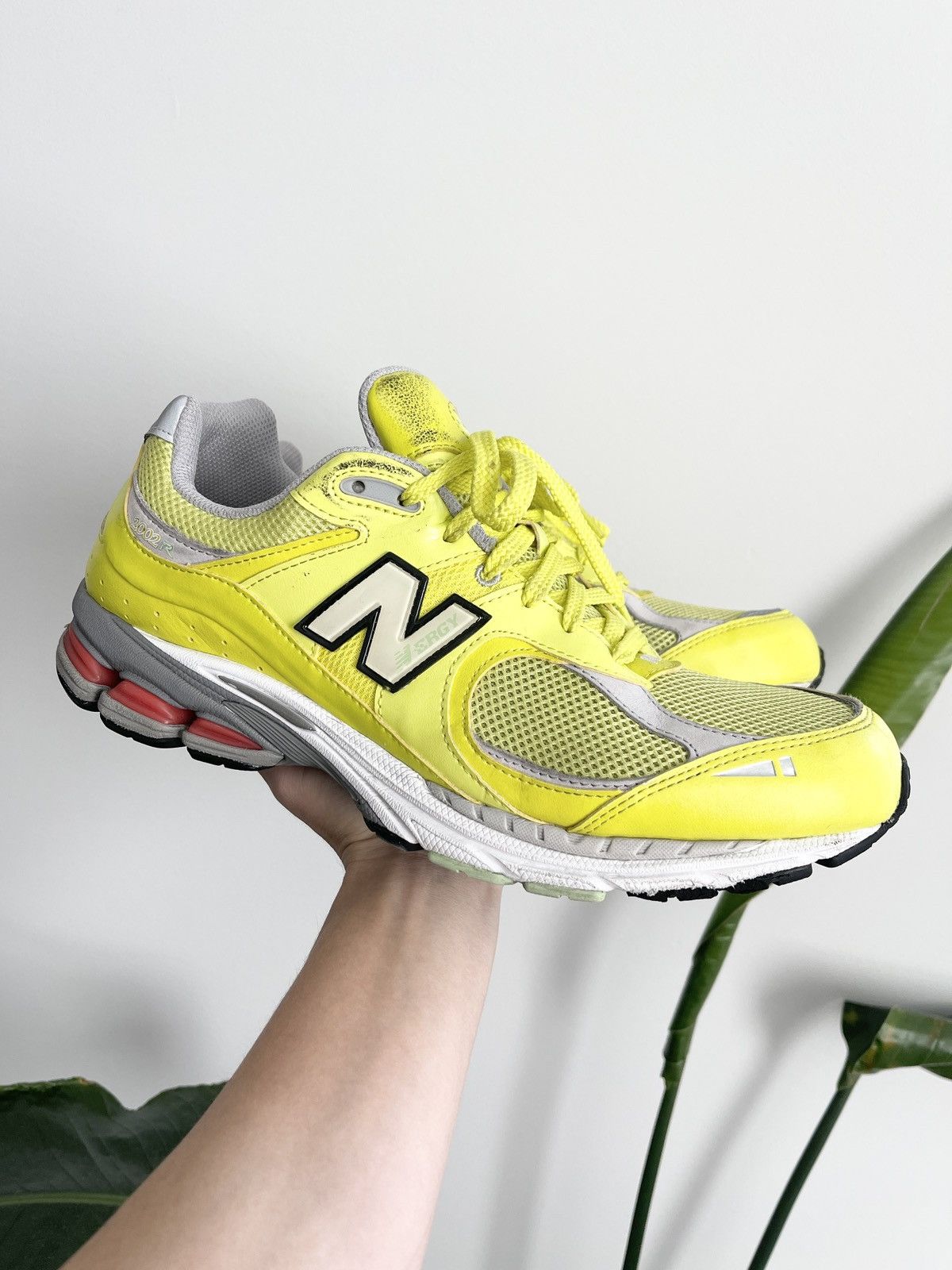 J.Crew × New Balance STEAL! New Balance 2002R Lime - Size 12 Size US 12 / EU 45 - 1 Thumbnail