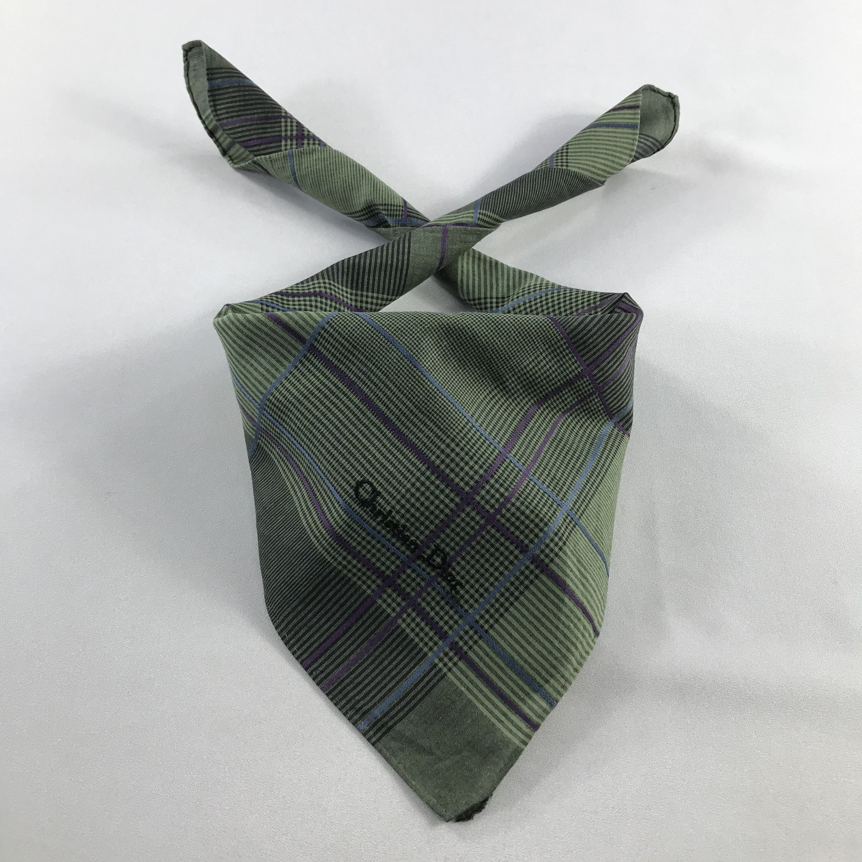 Vintage ChriSTIan DIor Handkerchief / Bandana / Neckerchief C601 Size ONE SIZE - 1 Thumbnail