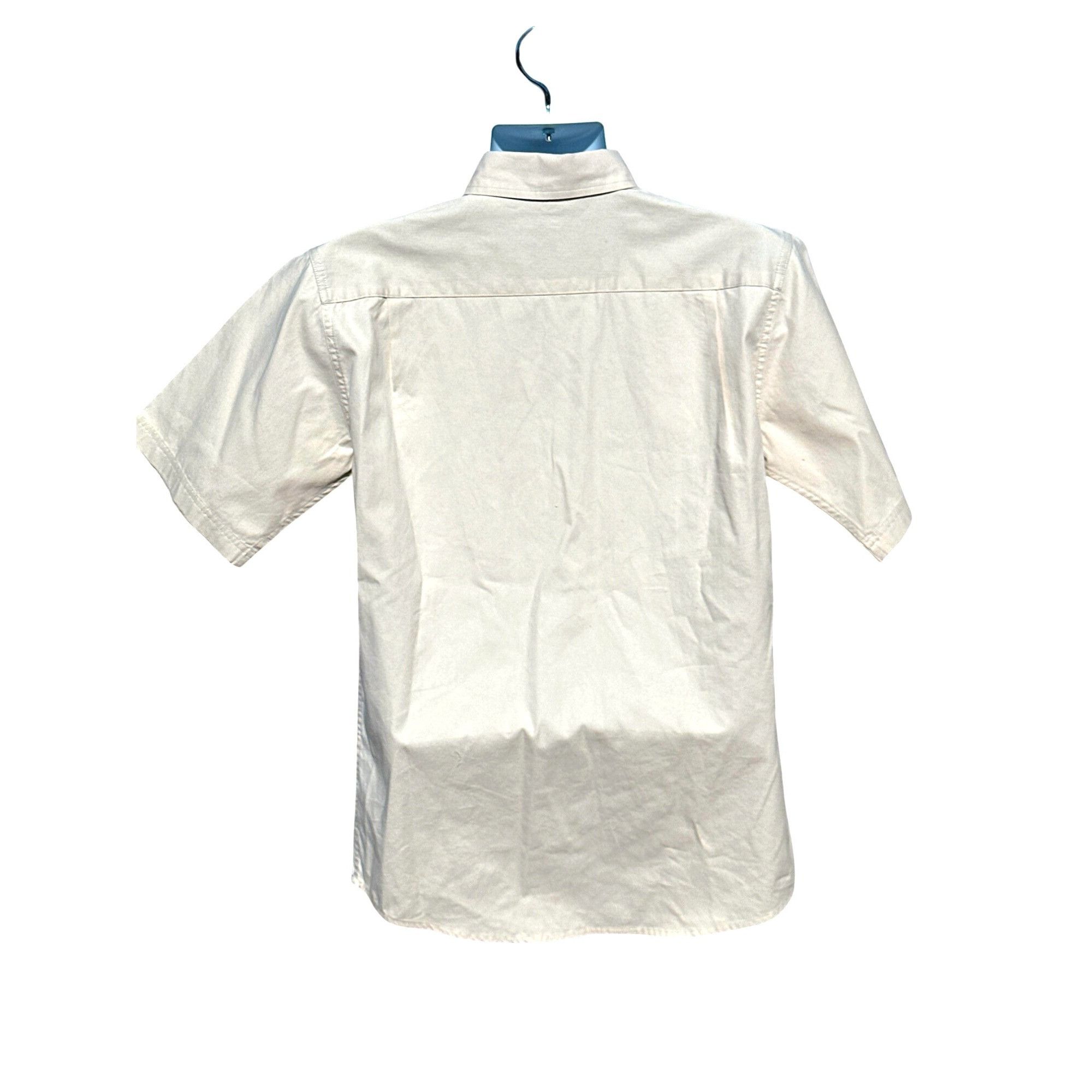 Other CCC Mens Short Sleeve Beige Button Up Shirt With Dual Front Size US XL / EU 56 / 4 - 2 Thumbnail