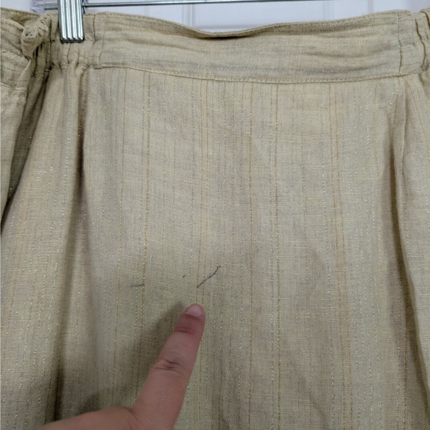 Talbots Talbots Linen Maxi Skirt Womens Petite Size 16W Metal Size 32" / US 10 / IT 46 - 10 Thumbnail