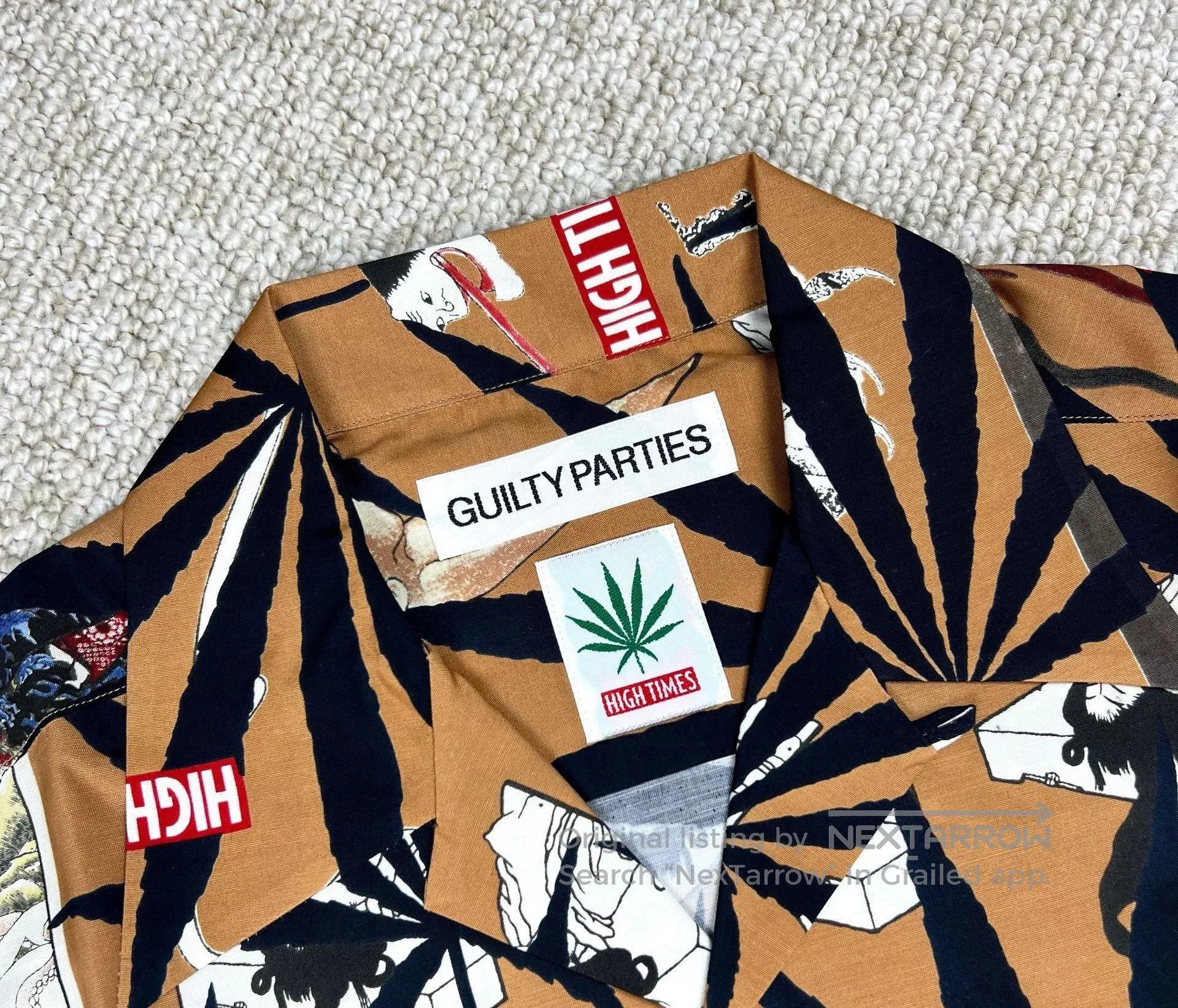 Wacko Maria WACKO MARIA x HIGH TIMES Hawaiian Shirt. Size US L / EU 52-54 / 3 - 6 Thumbnail