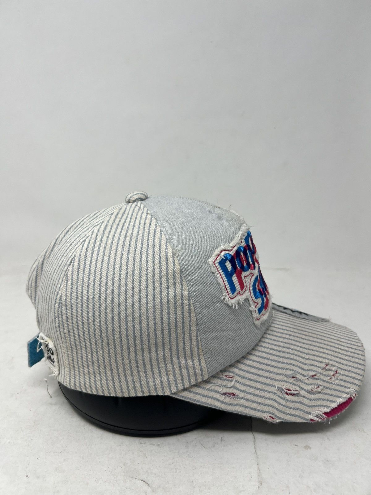 Harley Davidson Y2k J-Pop SMAP "Pop Up!" Distressed Hat Size ONE SIZE - 4 Thumbnail