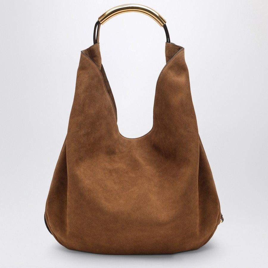 Moschino o1d2blof0924 Size: OS / Suede Shoulder Bag in Brown Size ONE SIZE - 3 Thumbnail