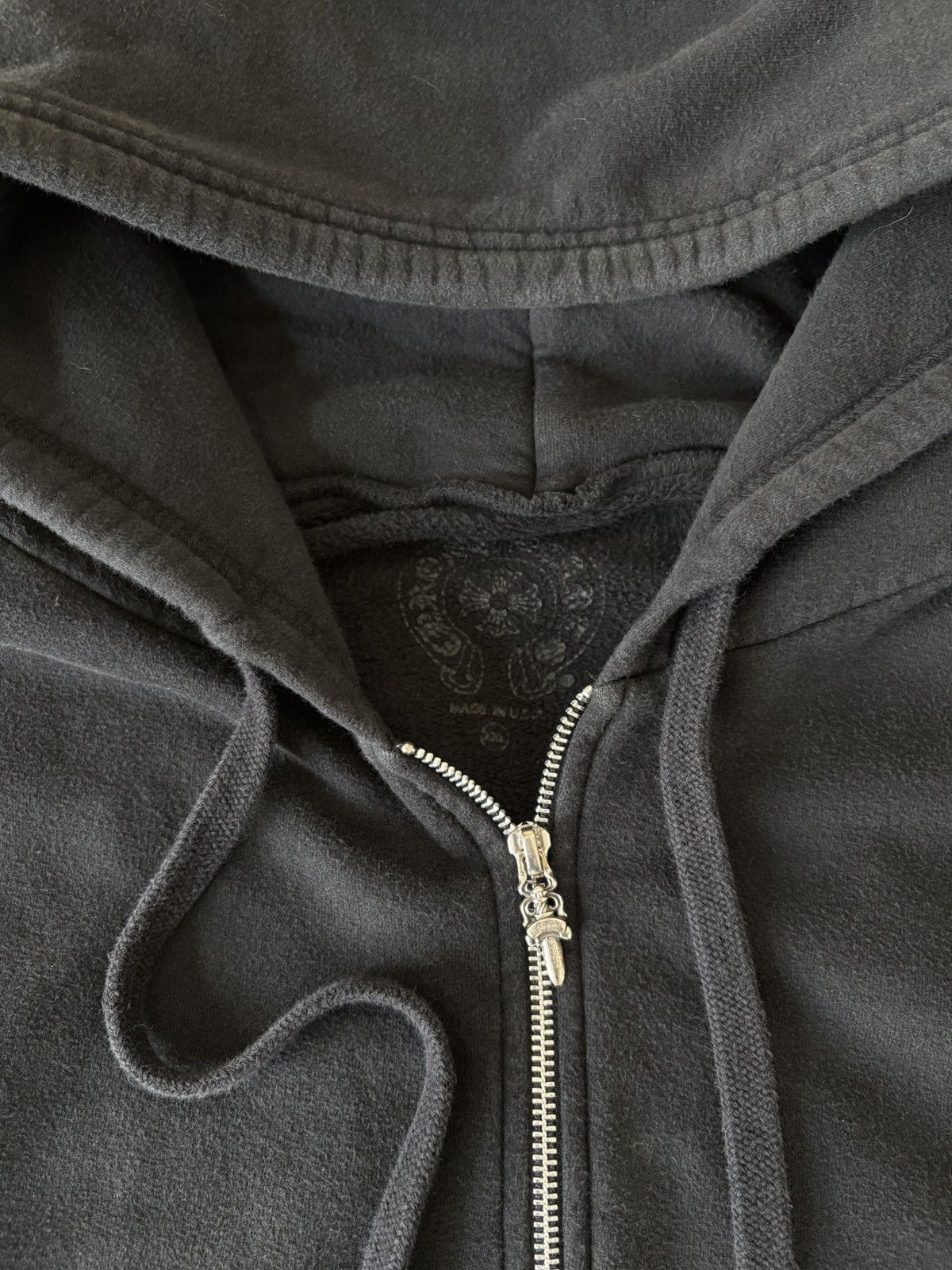 Chrome Hearts Chrome Hearts Eye Chart Dagger Zip Up Hoodie Size US XXL / EU 58 / 5 - 3 Thumbnail