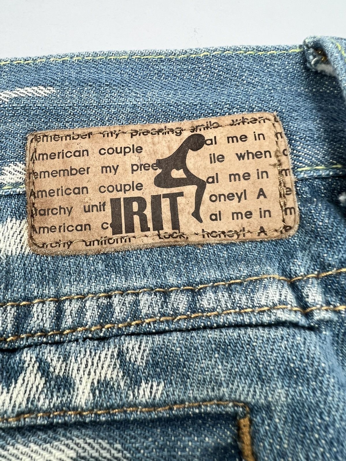 Designer × Kapital Irit Distressed Kapital Style Denim Pants Jeans Sexy y2k Size 30" / US 8 / IT 44 - 7 Thumbnail