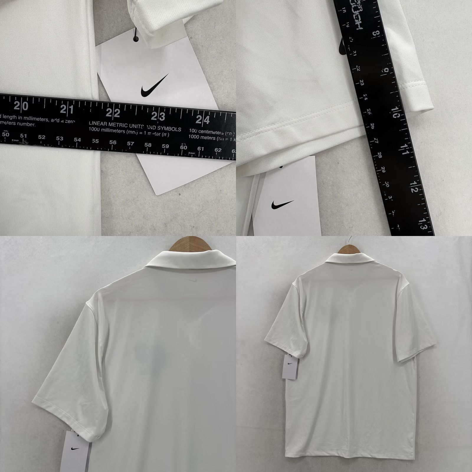 Nike Nike Golf Polo Shirt Mens Medium White Stretch Performance Logo Short Sleeve Polo Size US M / EU 48-50 / 2 - 8 Thumbnail