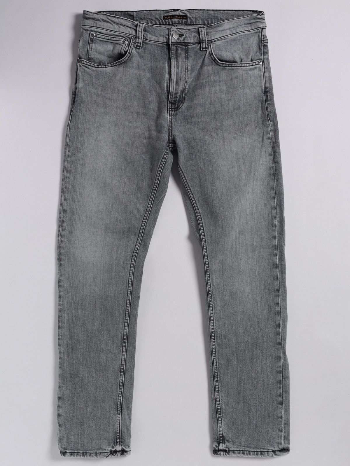 Nudie Jeans Nudie Jeans Grey Denim Pants Mens w33 Lean Dean Size US 33 - 1 Thumbnail