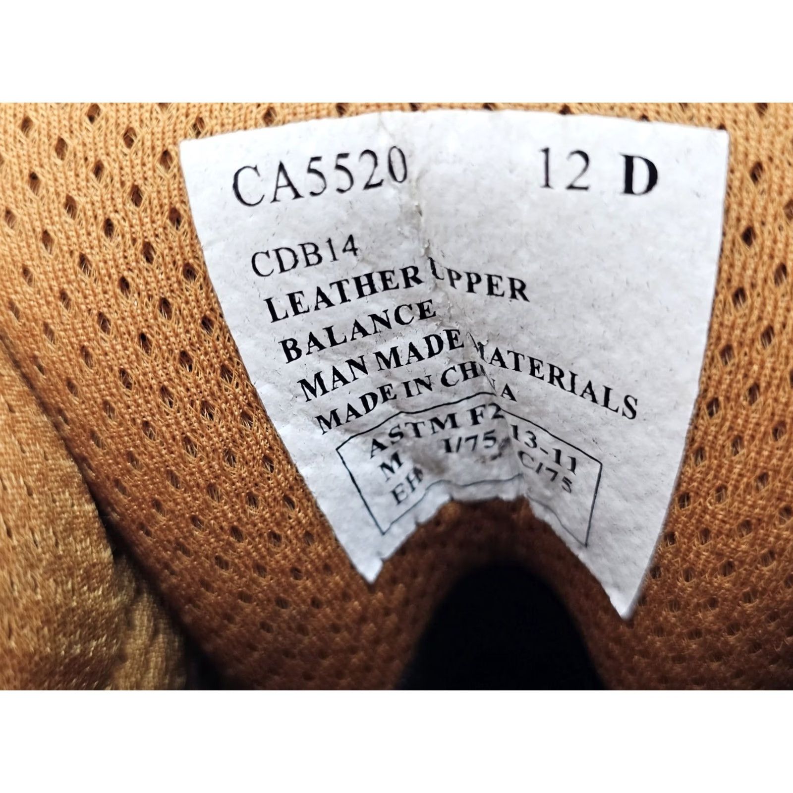 Vintage Carolina Brown Leather Waterproof Composite Toe Work Boots Men 12D Safety ASTM Shoes Size US 12 / EU 45 - 5 Thumbnail