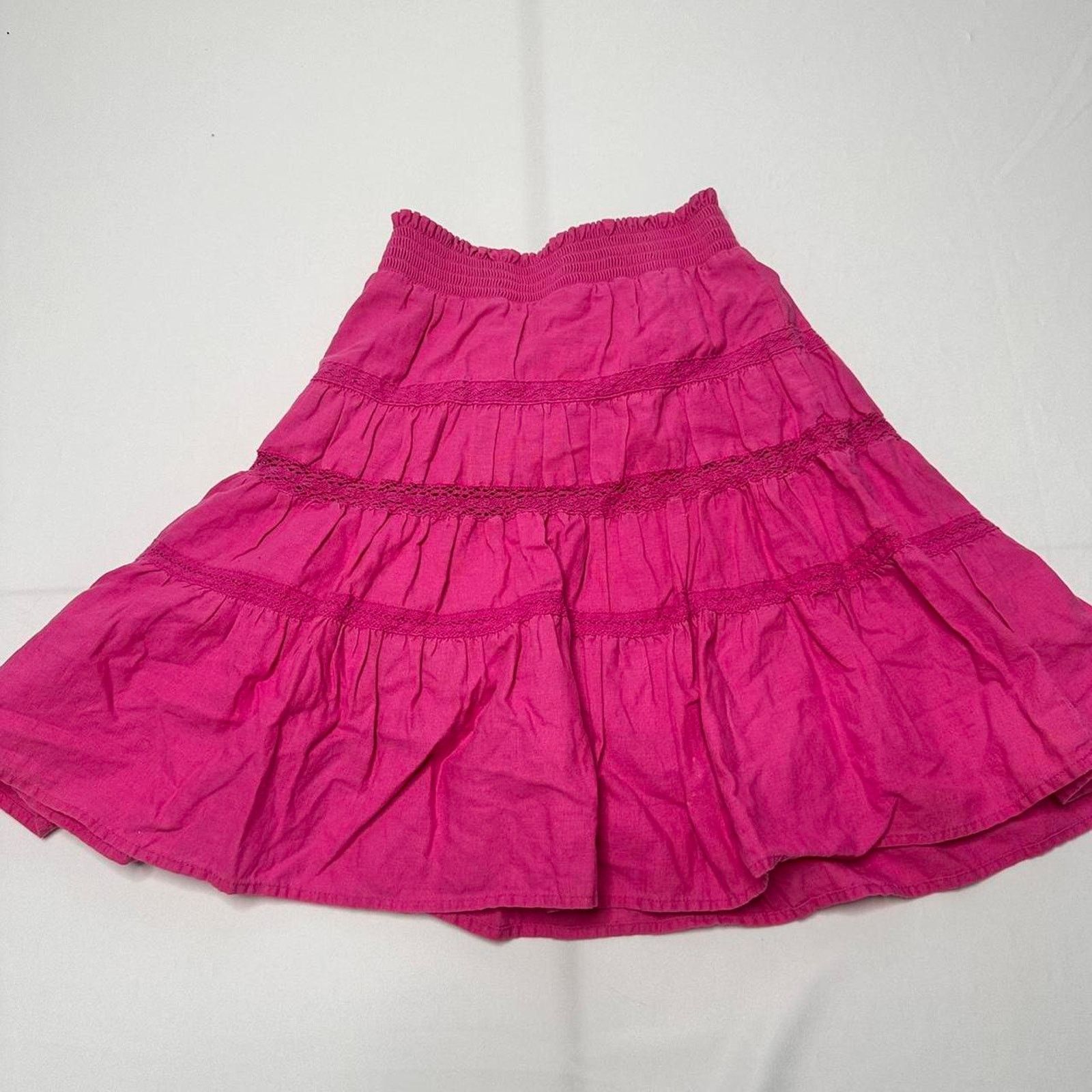 Old Navy Pink Size XS Vintage Old Navy Y2K-Boho Maxi Skirt Size 26" / US 2 / IT 38 - 3 Thumbnail