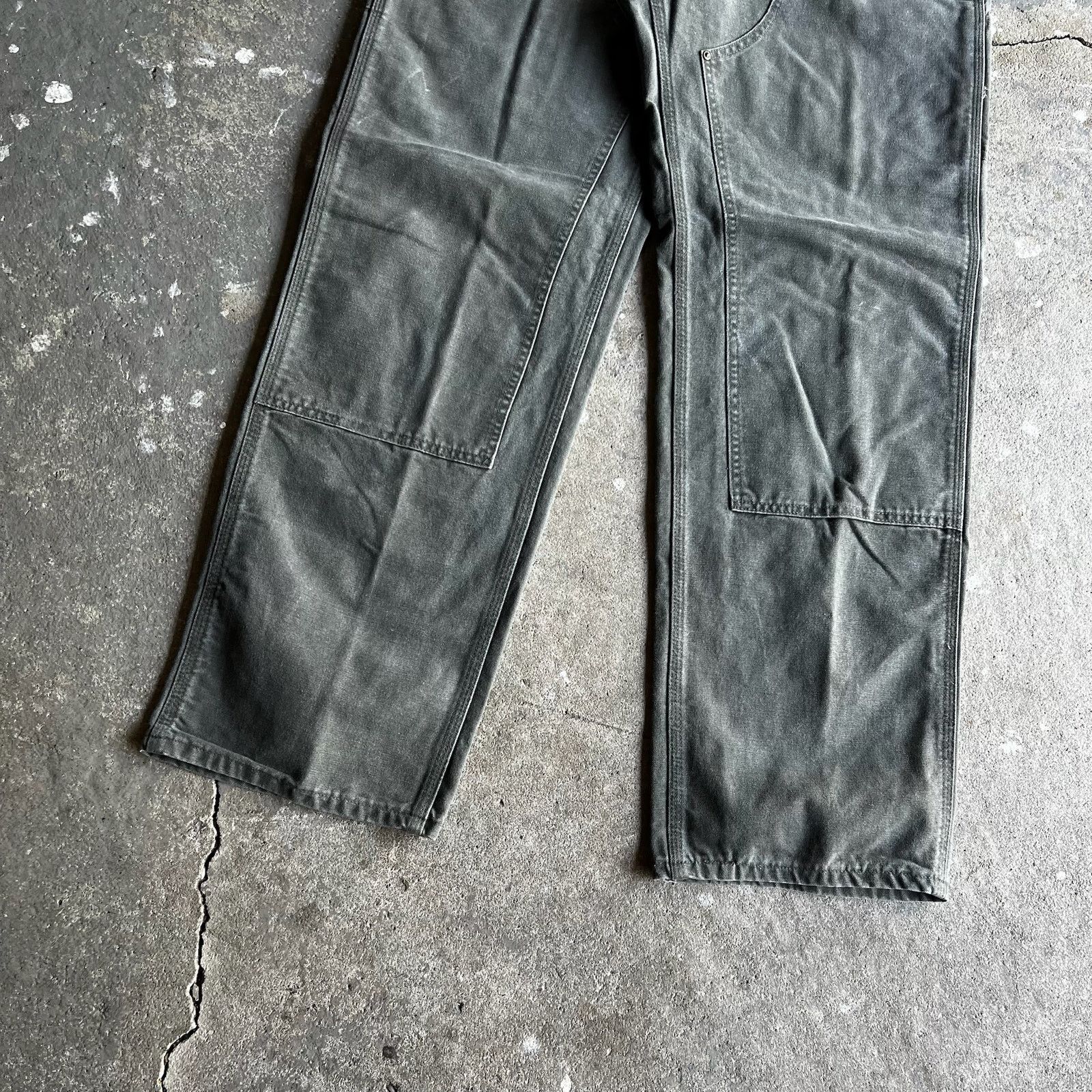 Carhartt × Vintage Carhartt green double knee work wear carpenter pants Size US 34 / EU 50 - 3 Thumbnail