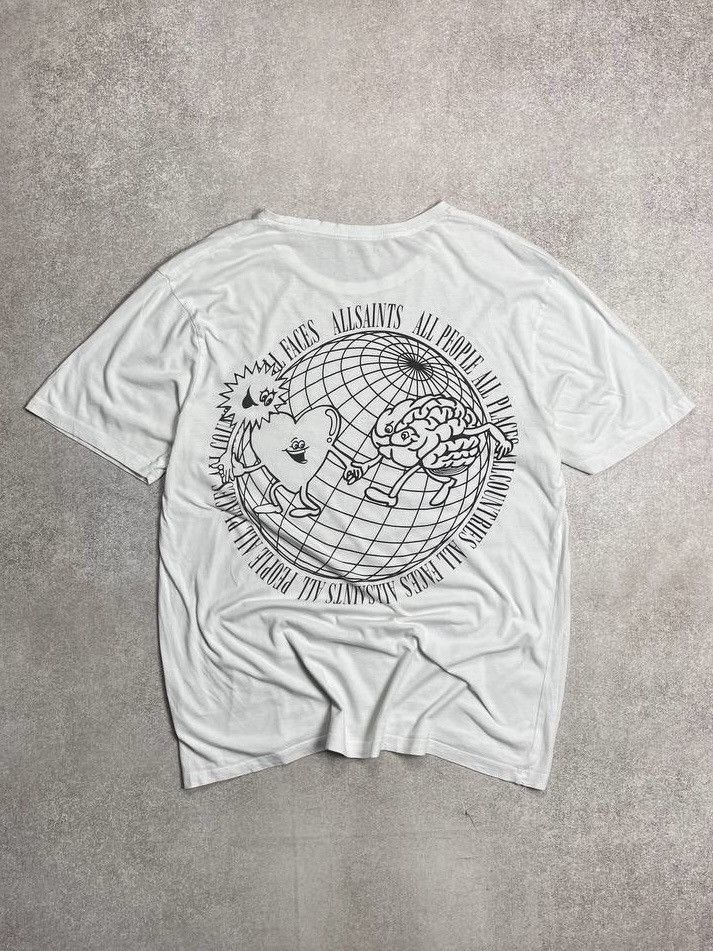 Allsaints Allsaints All People All Places Graphic 3D T-shirt XL Size US L / EU 52-54 / 3 - 1 Thumbnail