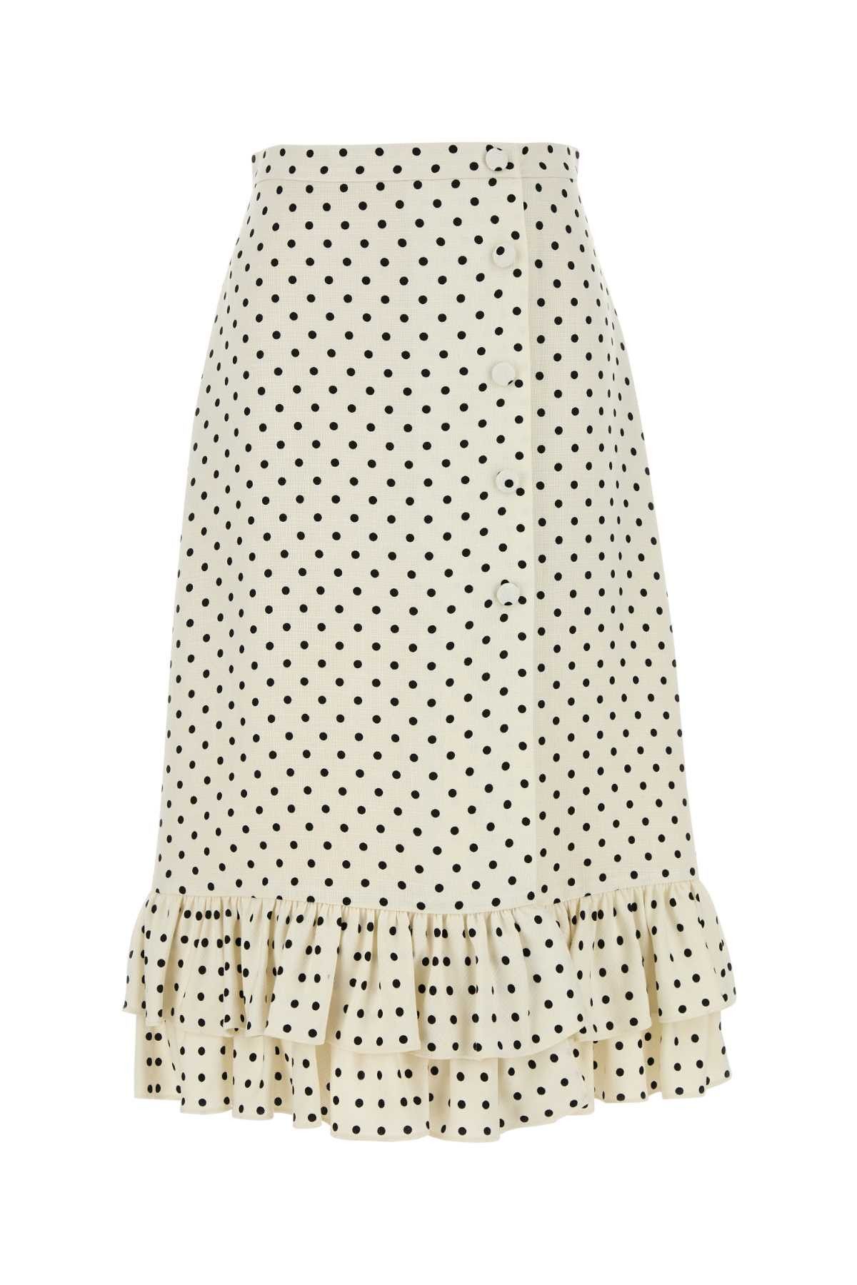 Valentino Printed Viscose Skirt Size 27" / US 4 / IT 40 - 1 Thumbnail
