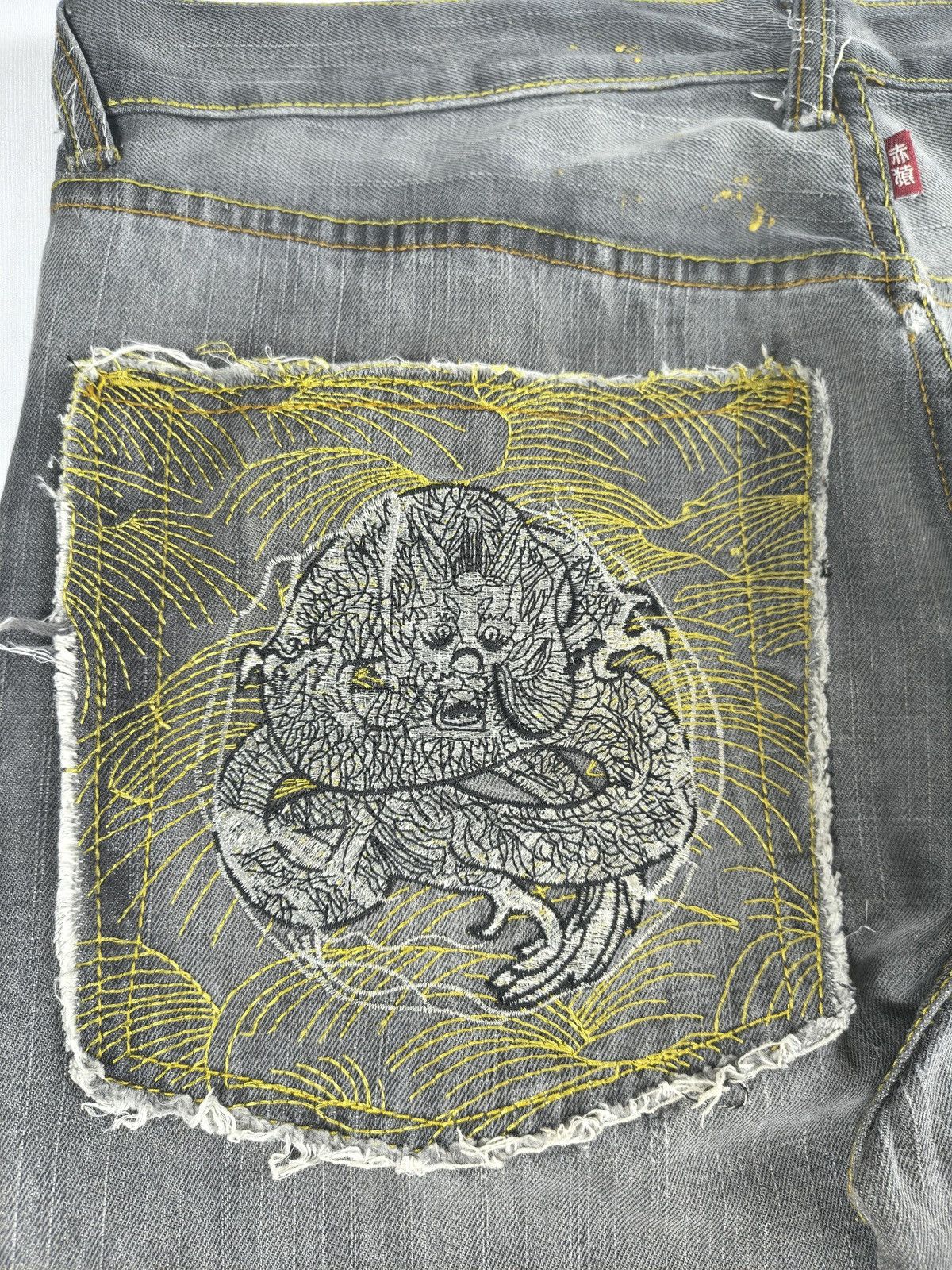 RMC Jeans RMC Lot 1001 Dragon Pocket Jeans🐉(050) Size US 34 / EU 50 - 4 Thumbnail