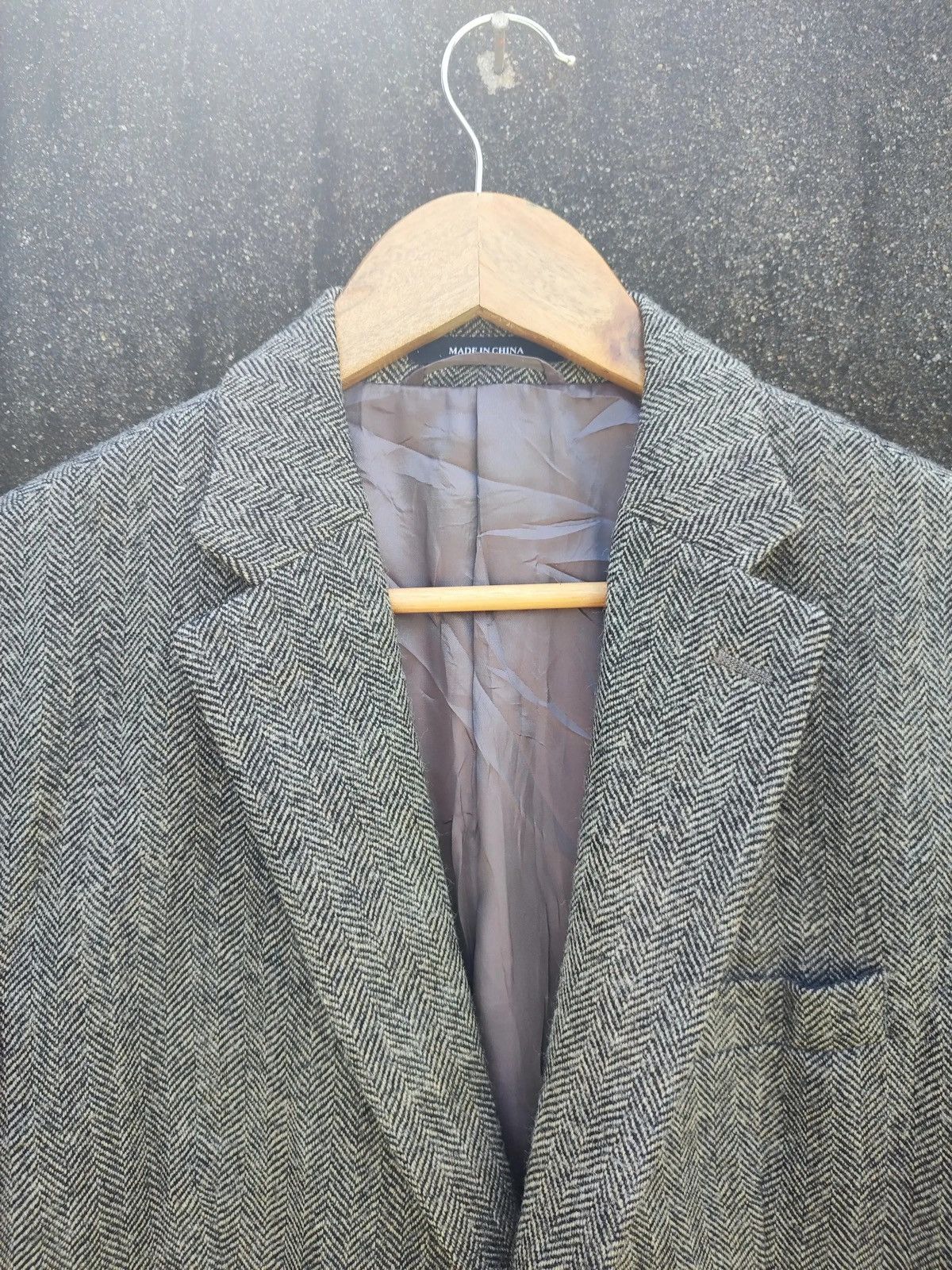 Lauren Ralph Lauren × Ralph Lauren Lauren Ralph Lauren Slim Fit Wool Blazer Classic Herringbone Size 40S - 2 Thumbnail