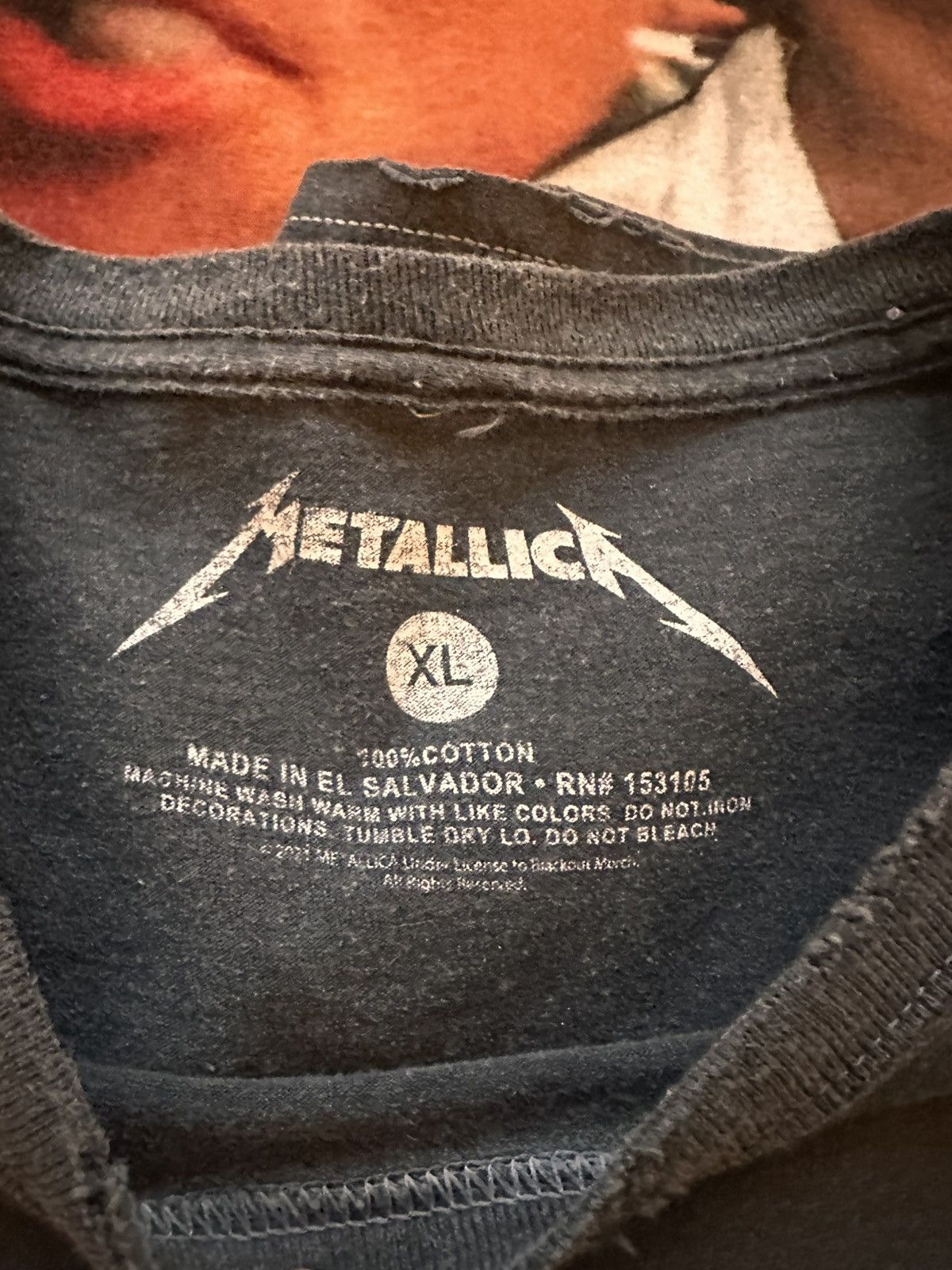Metallica Metallica and Justice For All Tee Size US XL / EU 56 / 4 - 3 Thumbnail