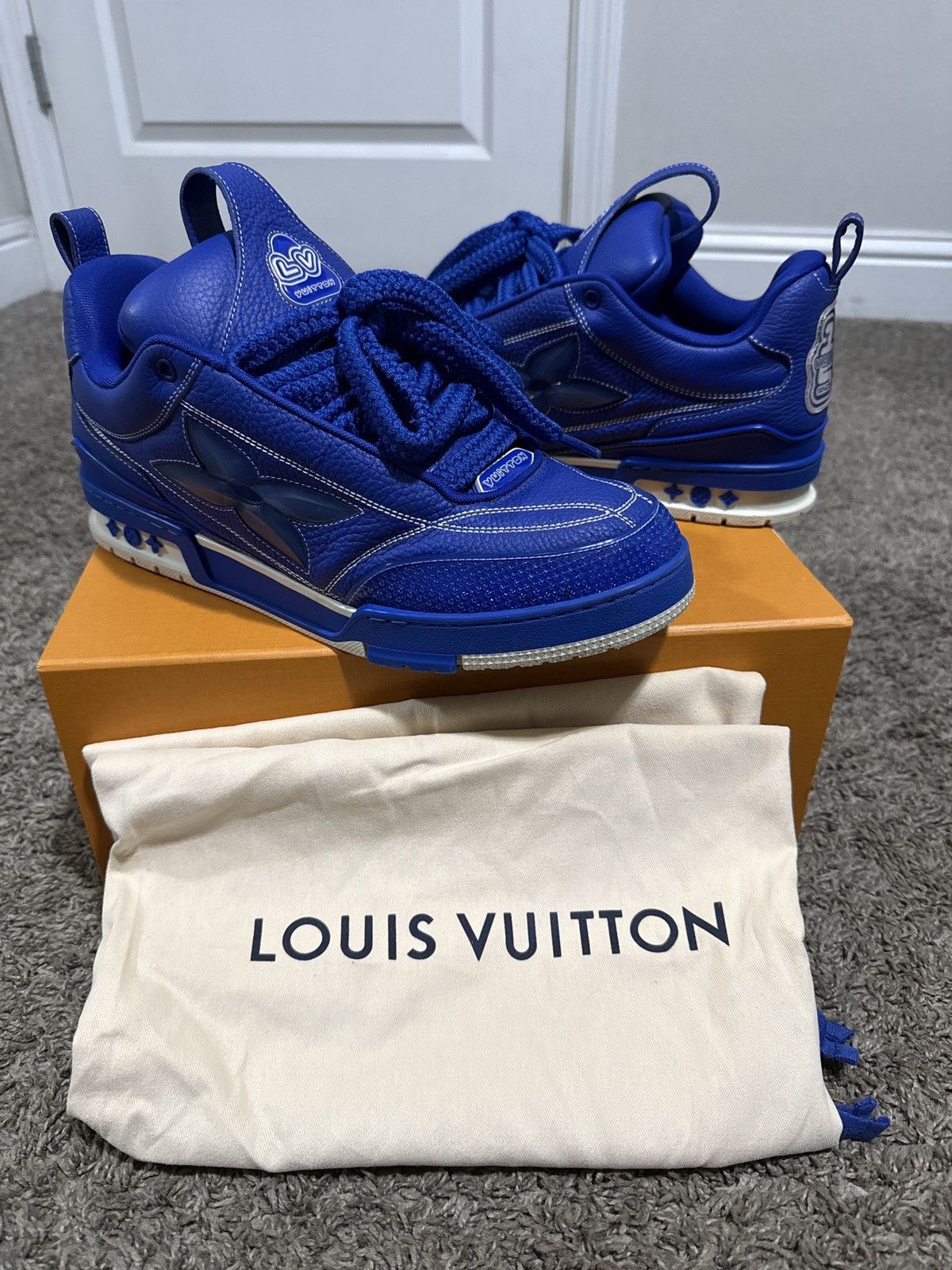 Louis Vuitton LV Skate Sneaker “Blue”